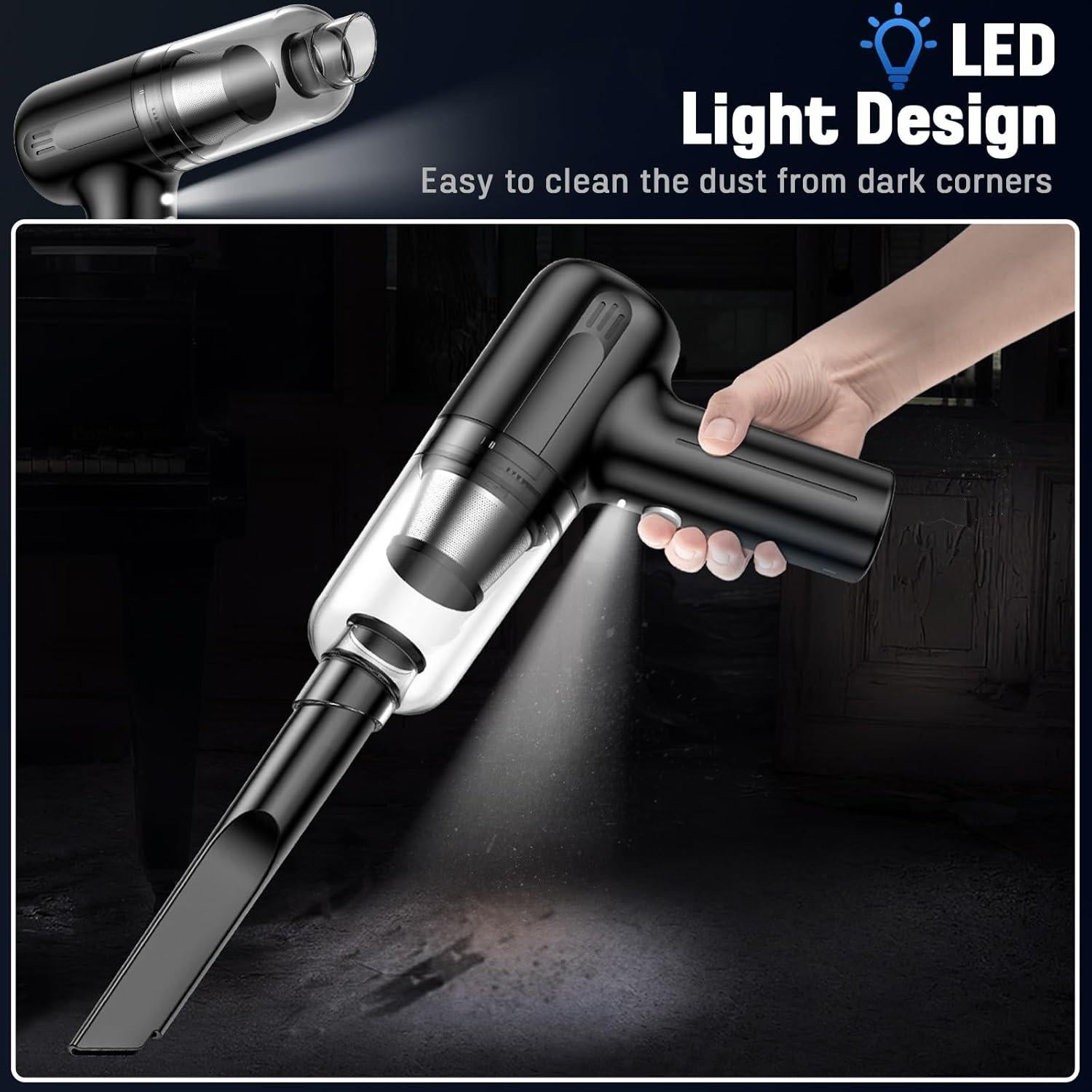 Aspiradora de Mano Inalámbrica Lovyi LT-125 2 en 1 6000Pa