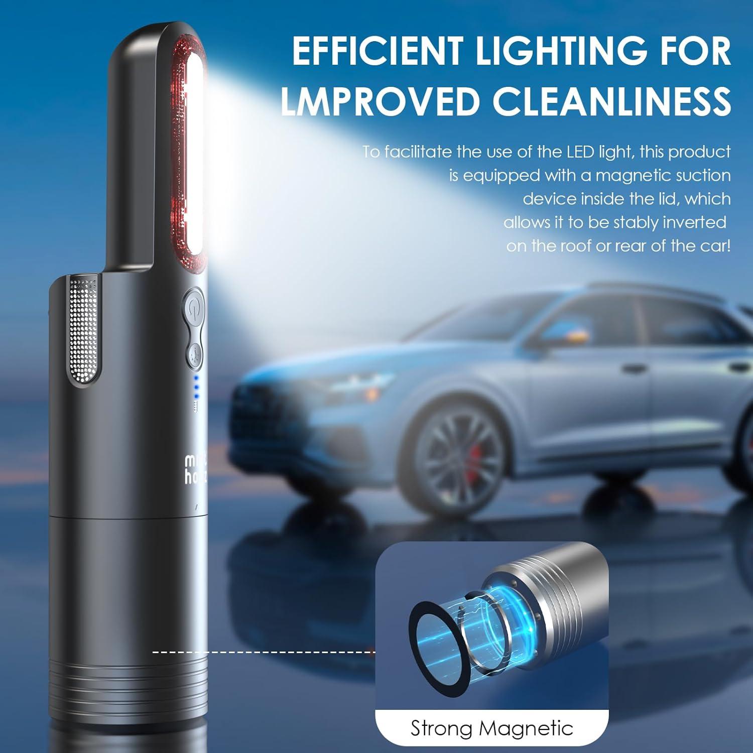 Aspiradora de Coche Minthouz MT-L005 Inalámbrica 70W HEPA