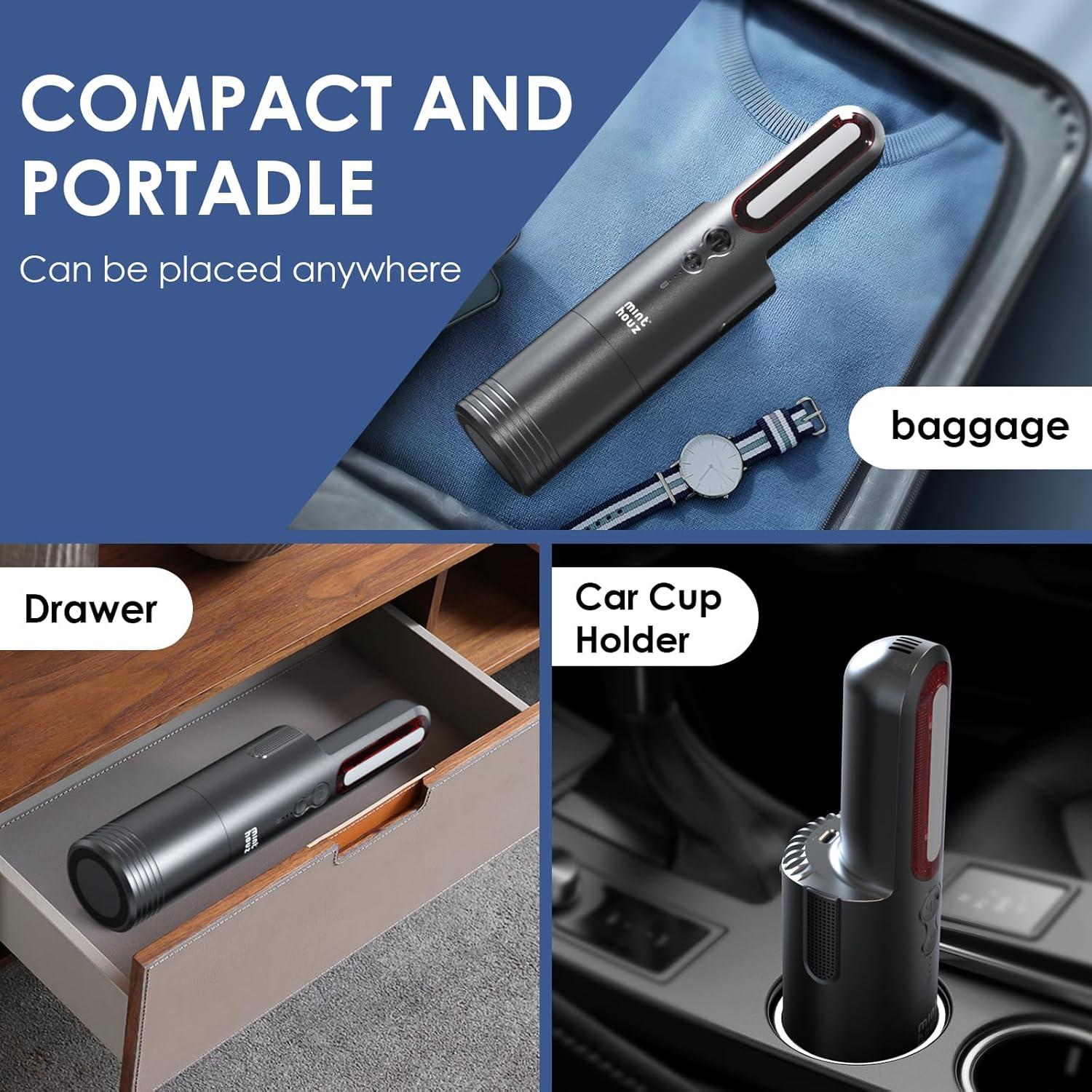 Aspiradora de Coche Minthouz MT-L005 Inalámbrica 70W HEPA