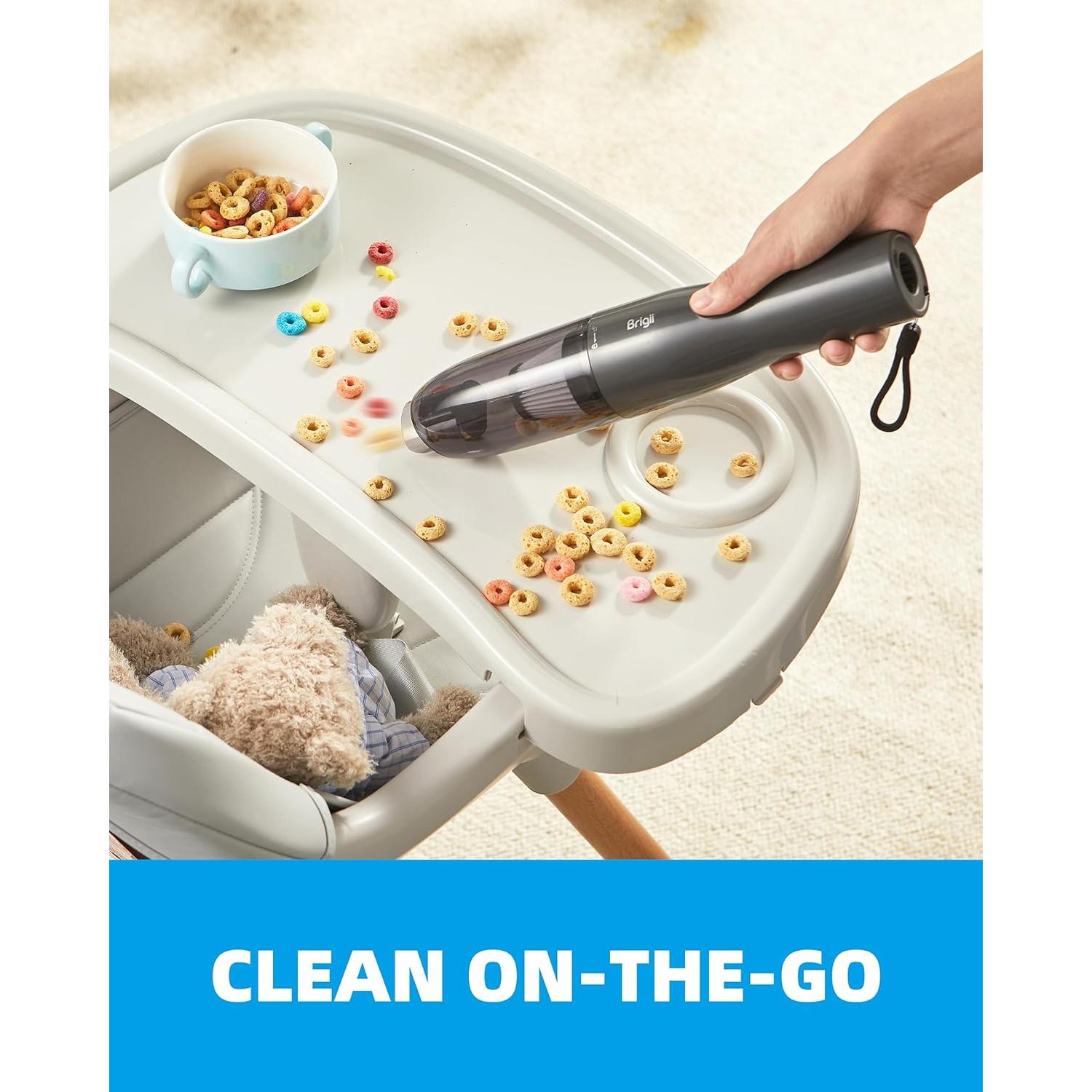 Aspiradora de Grietas Brigii M5 Inalámbrica 2 en 1 0.4kg