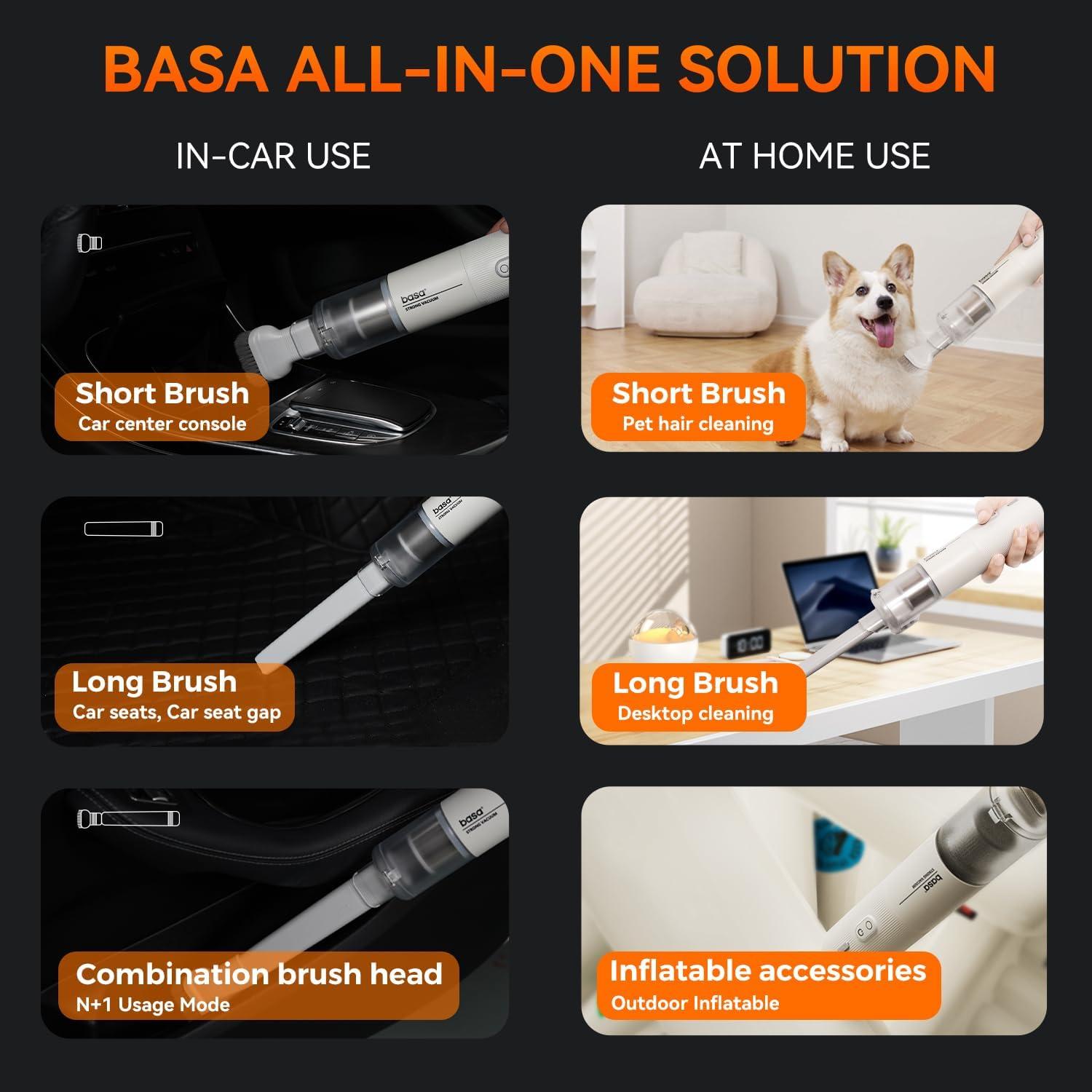 Aspiradora de Mano Inalámbrica Genérica VC-M2C 80W Gris