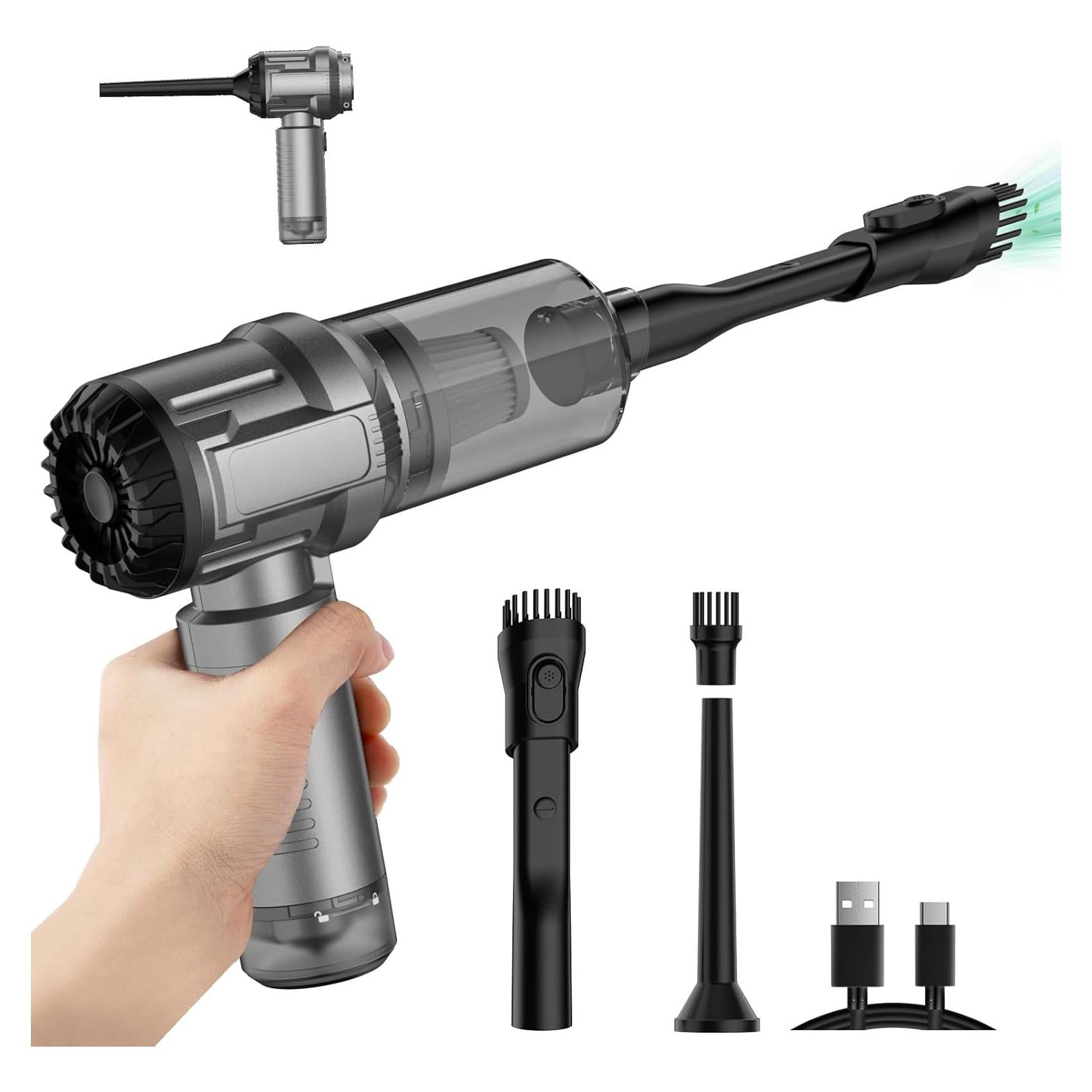 Aspiradora de Mano Auloea V01pro 9000Pa Inalámbrica Gris