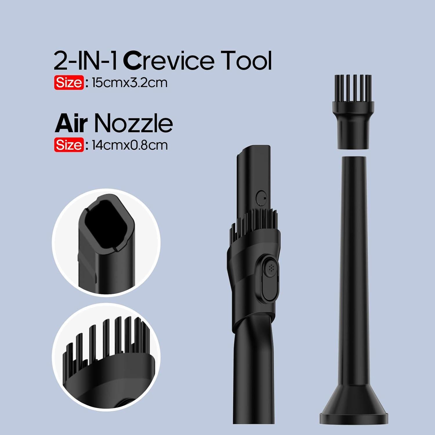 Aspiradora de Mano Auloea V01pro 9000Pa Inalámbrica Gris