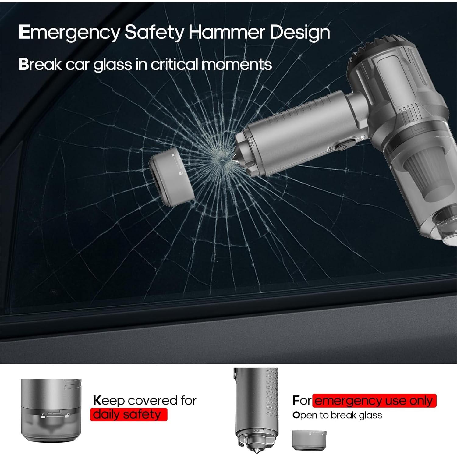 Aspiradora de Mano Auloea V01pro 9000Pa Inalámbrica Gris