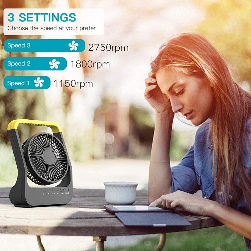 Ventilador de Escritorio Portátil ALAGOON FSGDC01 3 Velocidades