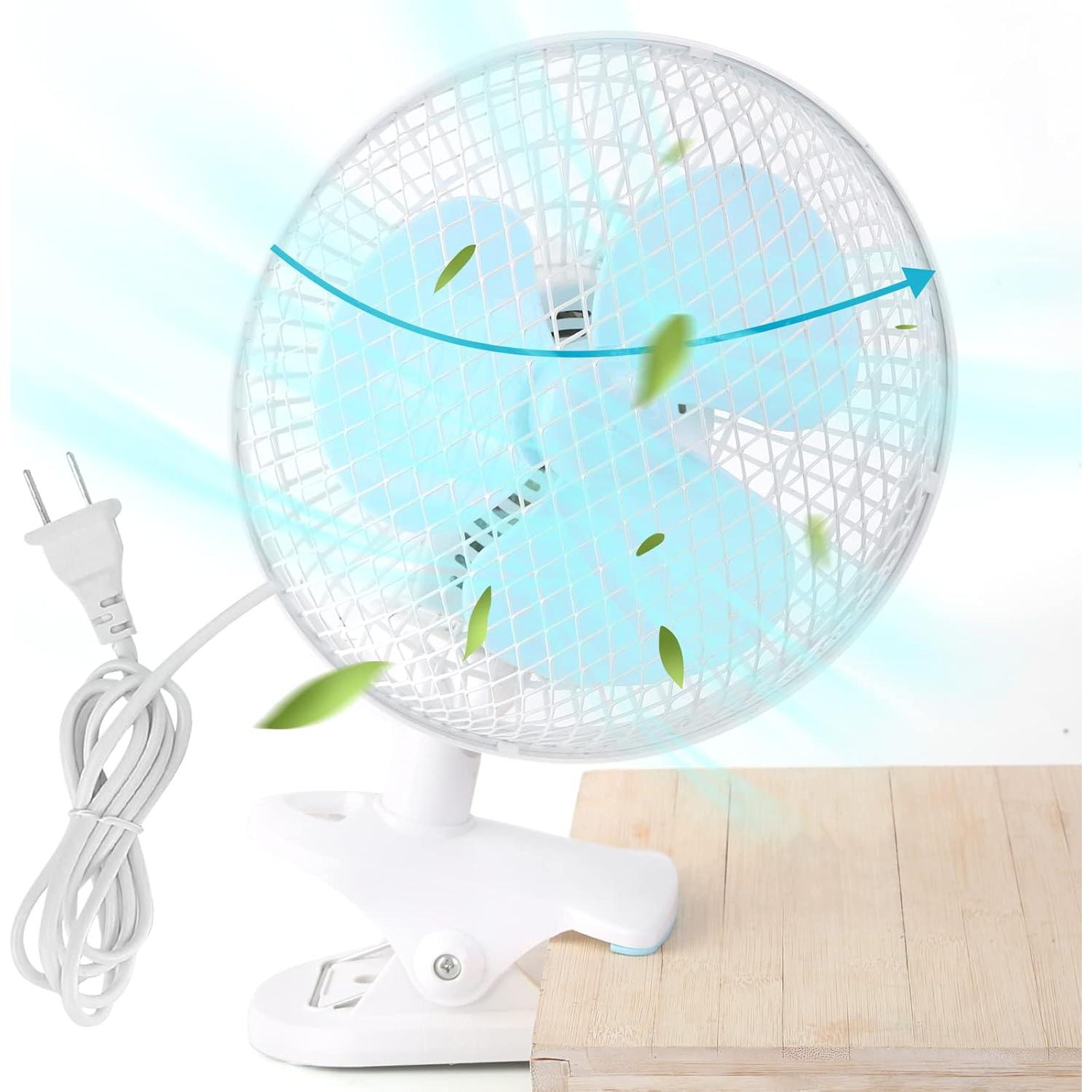 Ventilador de Clip KOCASO GPCT2843 20W 2 Velocidades Silencioso