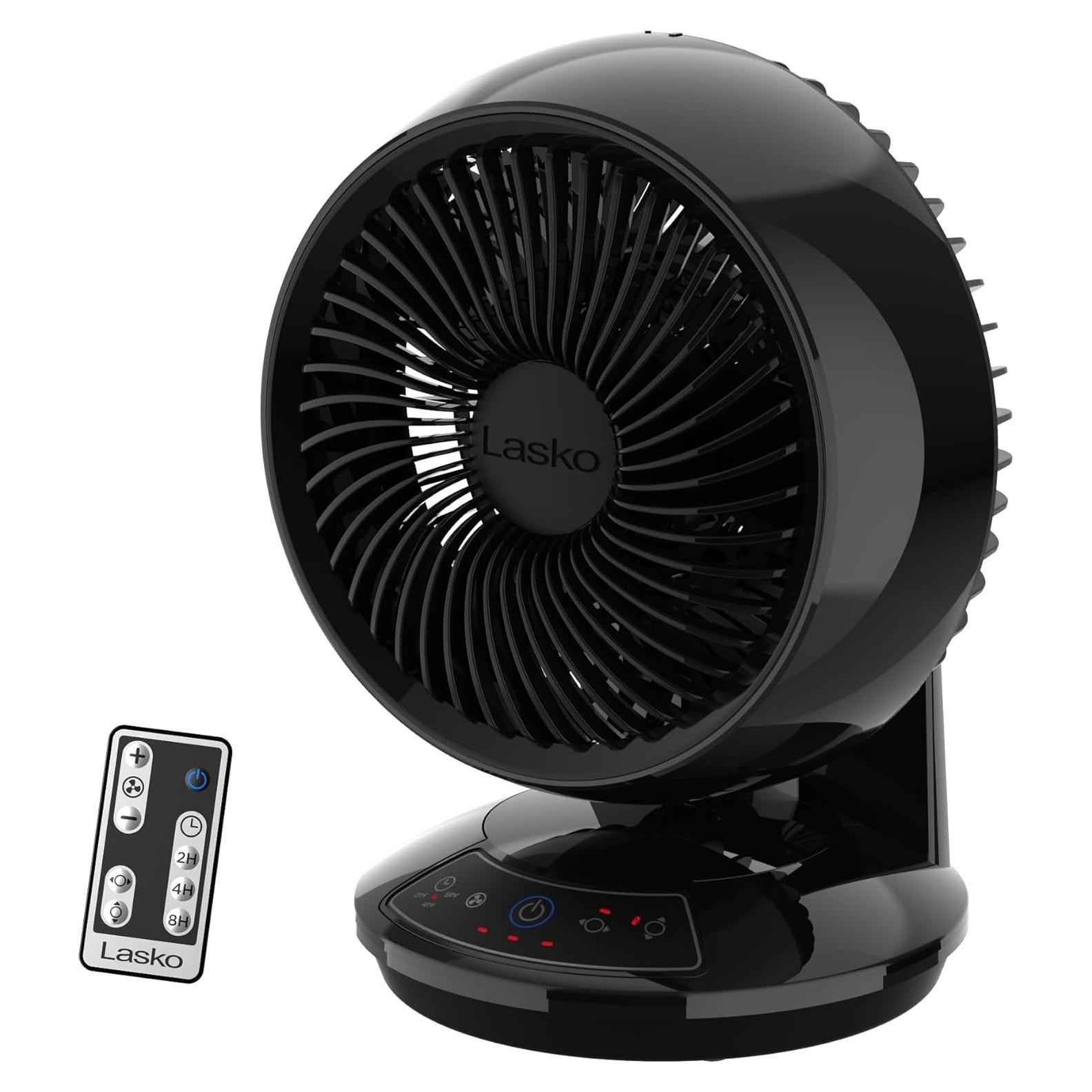 Ventilador Circulador de Aire Lasko Whirlwind 3 Velocidades Negro