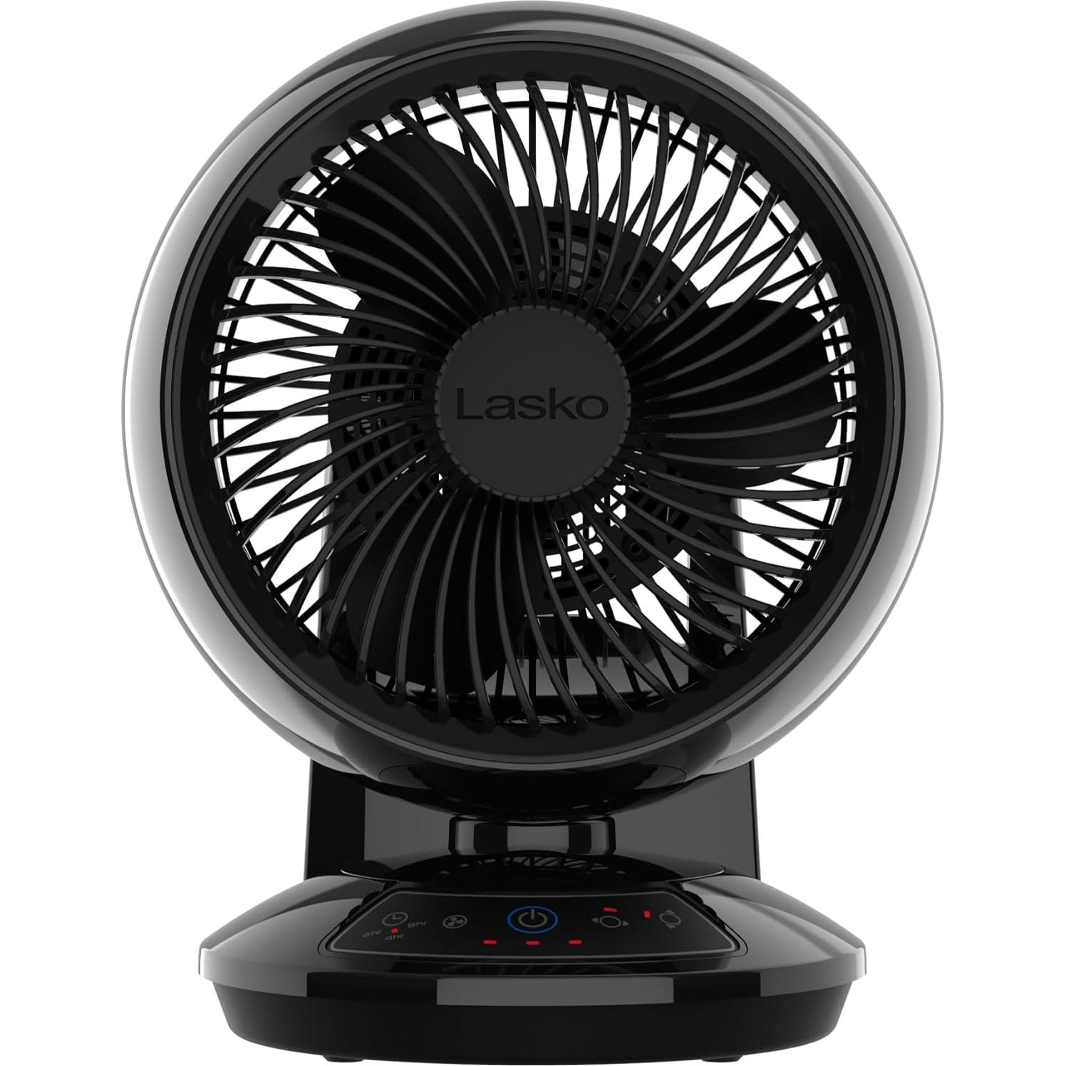Ventilador Circulador de Aire Lasko Whirlwind 3 Velocidades Negro
