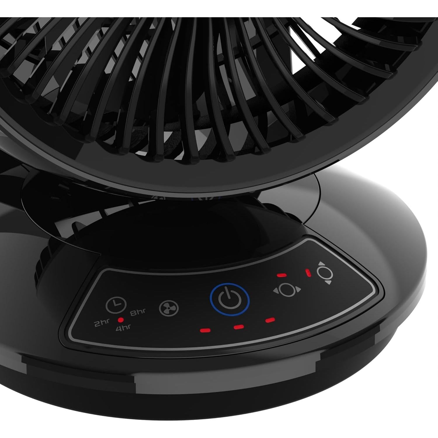 Ventilador Circulador de Aire Lasko Whirlwind 3 Velocidades Negro