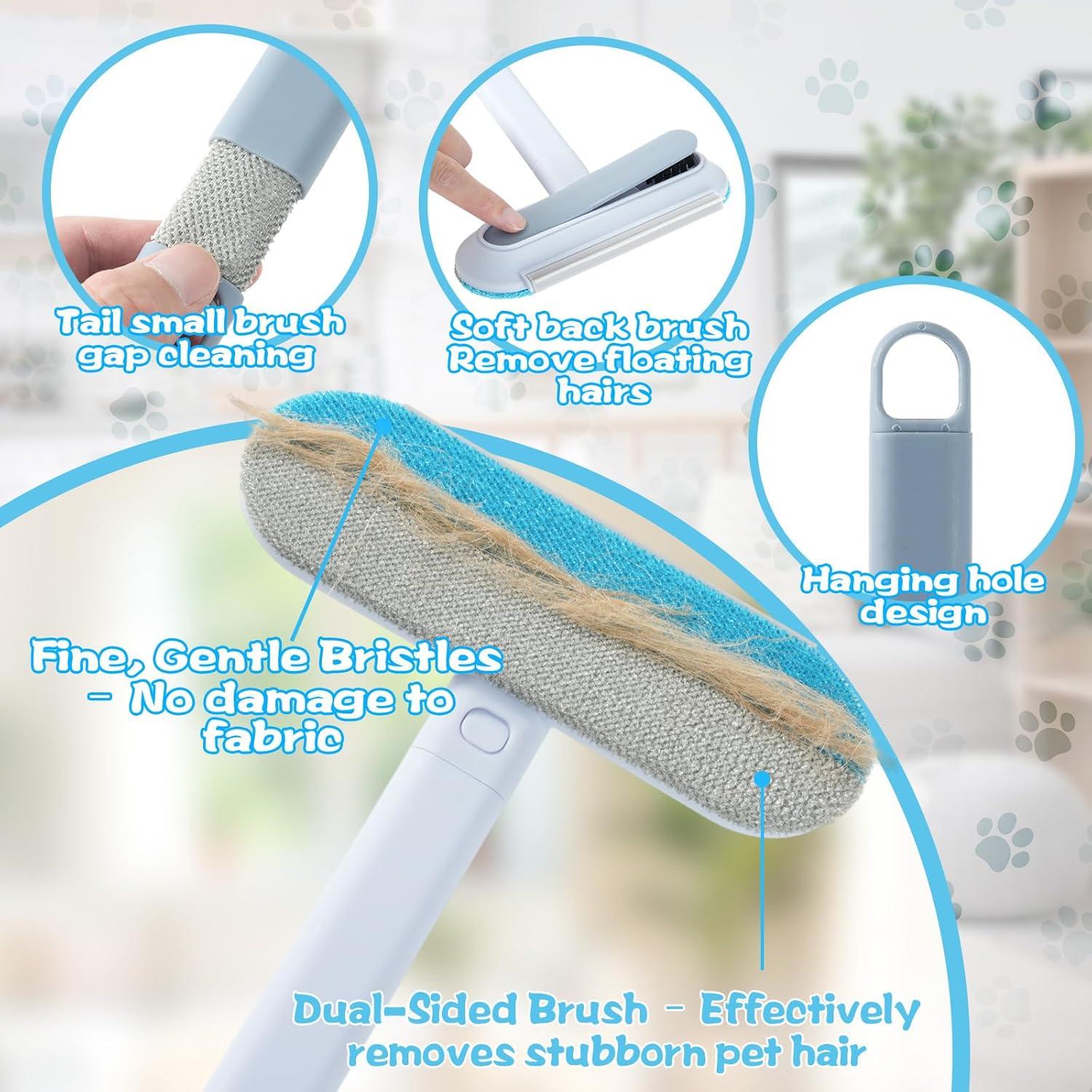 Guante y Cepillo Quitapelos para Mascotas ScroRich 4 en 1