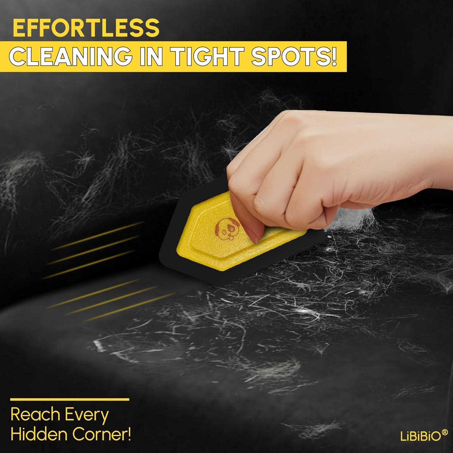 Removedor de Pelo de Mascota Libibio - Paquete de 2 - Multi-superficie