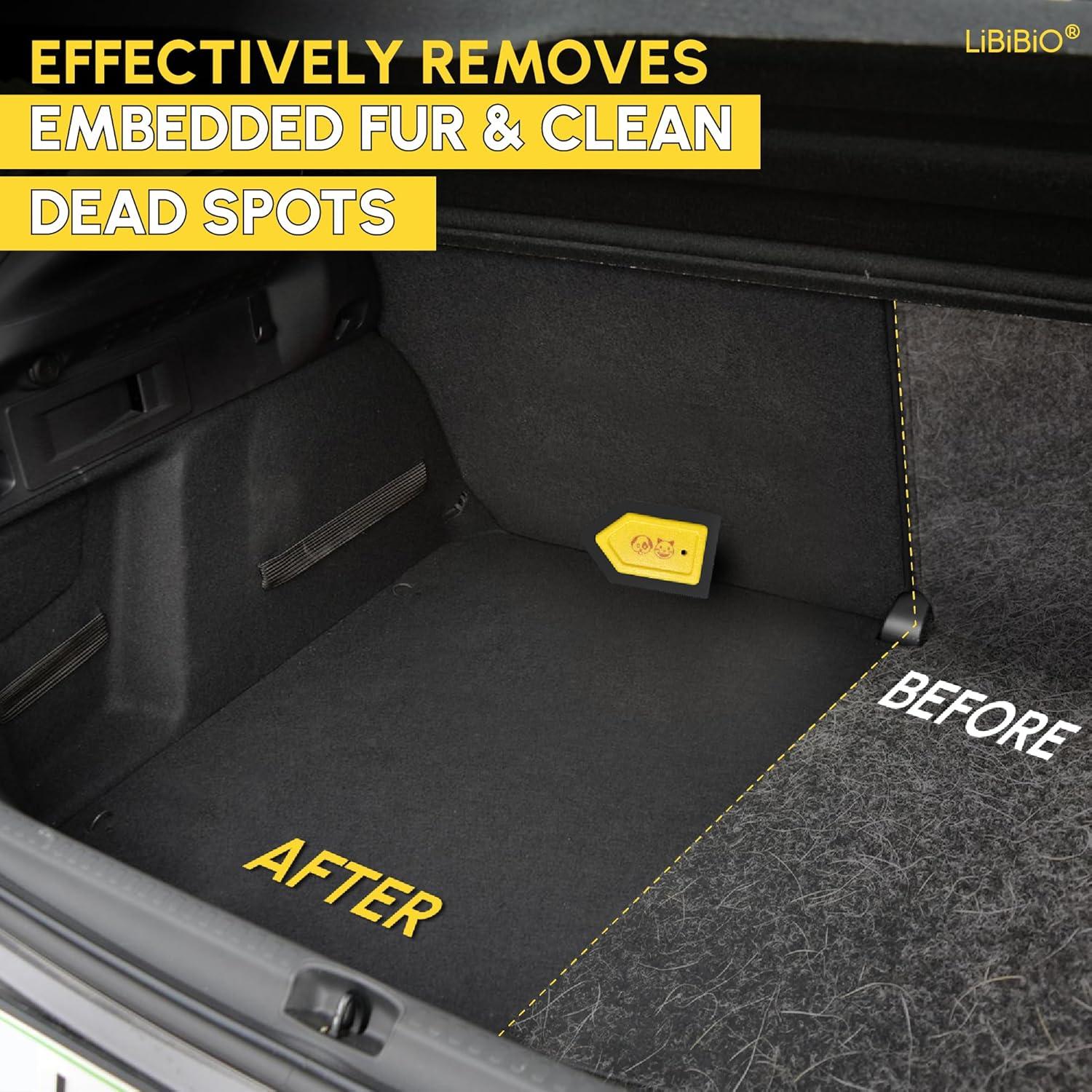 Removedor de Pelo de Mascota Libibio - Paquete de 2 - Multi-superficie