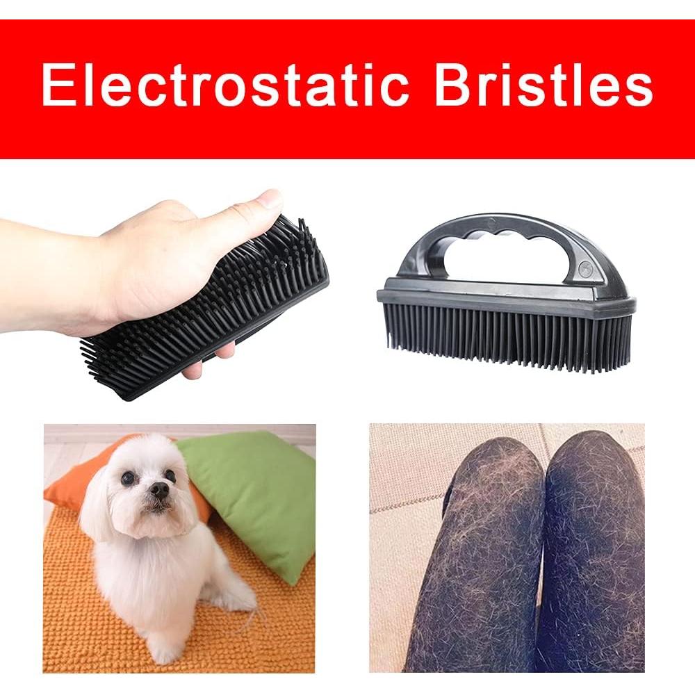 Cepillo Quitapelusas Godiyyer para Pelo de Mascota Negro