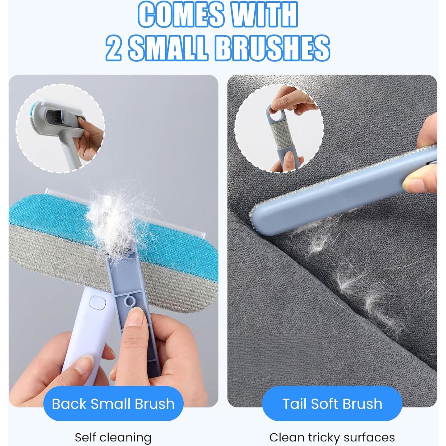 Removedor de Pelo de Mascota Mxvbaty 4 en 1 Reutilizable