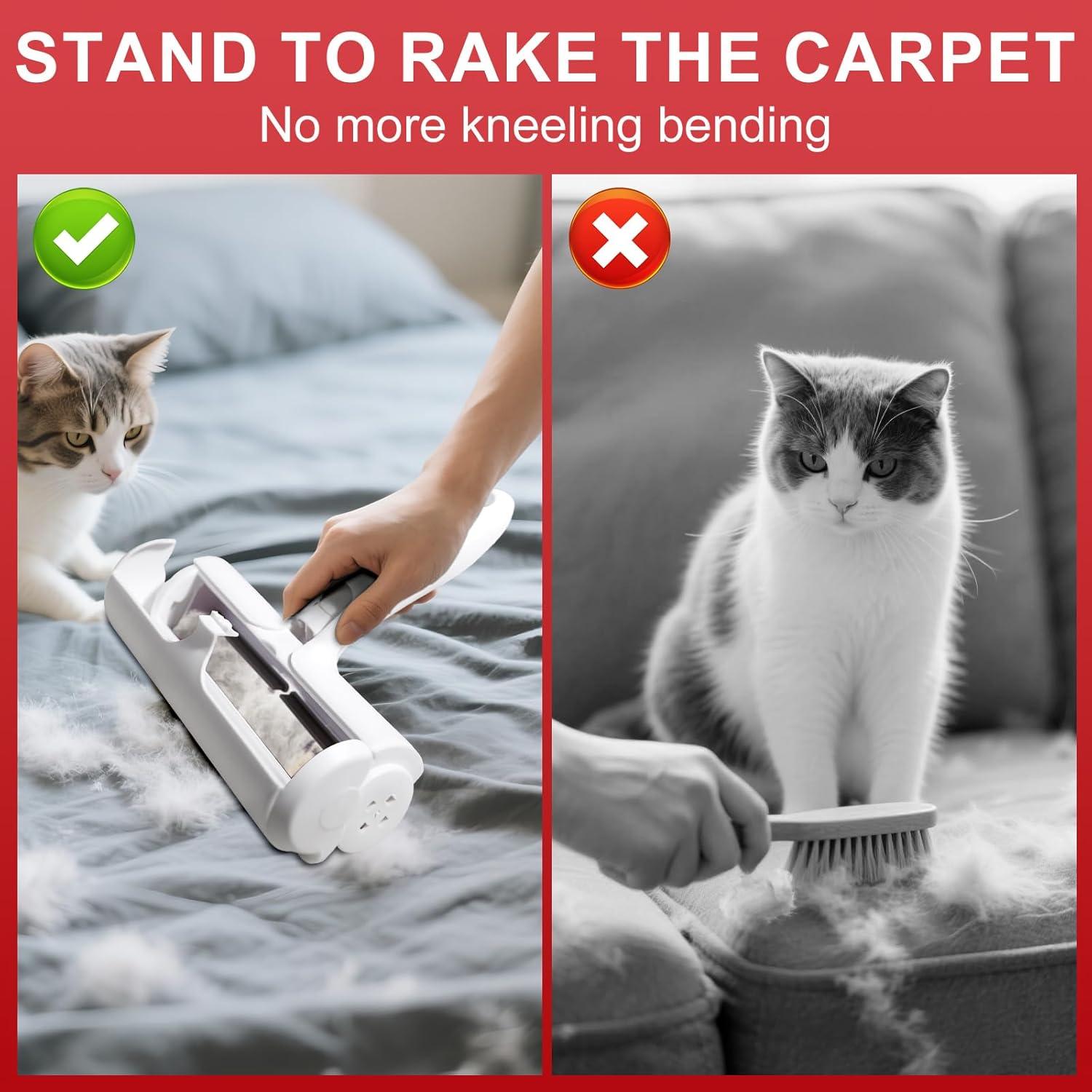 Rodillo Pegajoso Cornnpet para Pelo de Mascota - Reutilizable