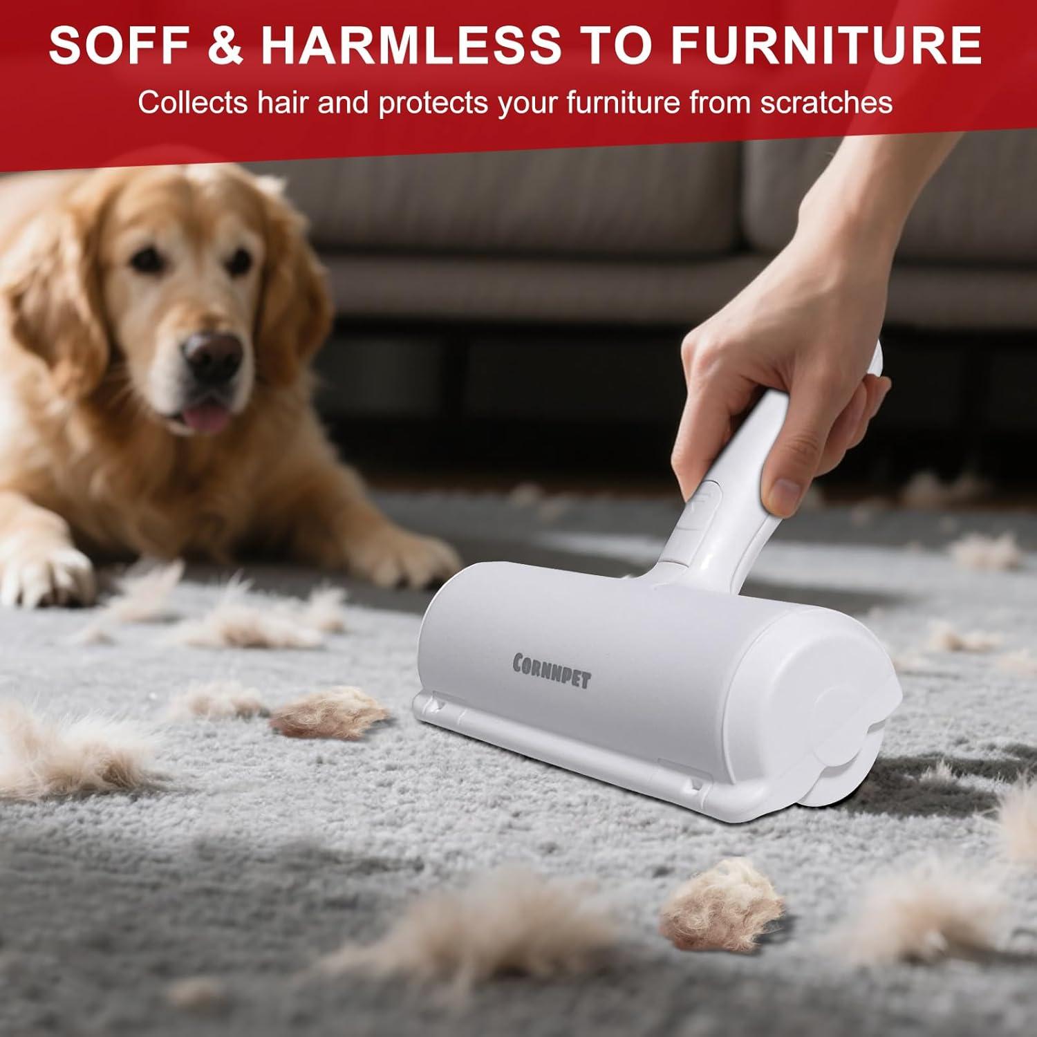 Rodillo Pegajoso Cornnpet para Pelo de Mascota - Reutilizable