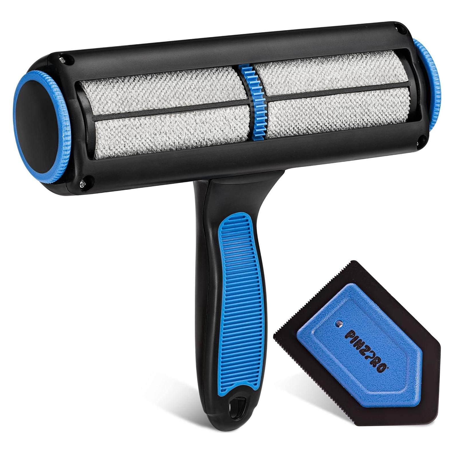 Removedor de Pelo de Mascota PinzPro + Cepillo Detalle Azul