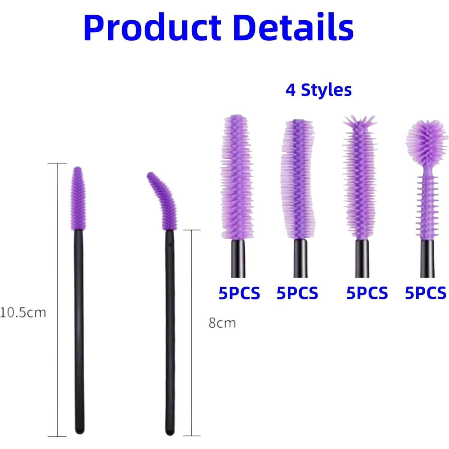 20 Cepillos de Limpieza YVYAVGE para Máquina de Coser Púrpura