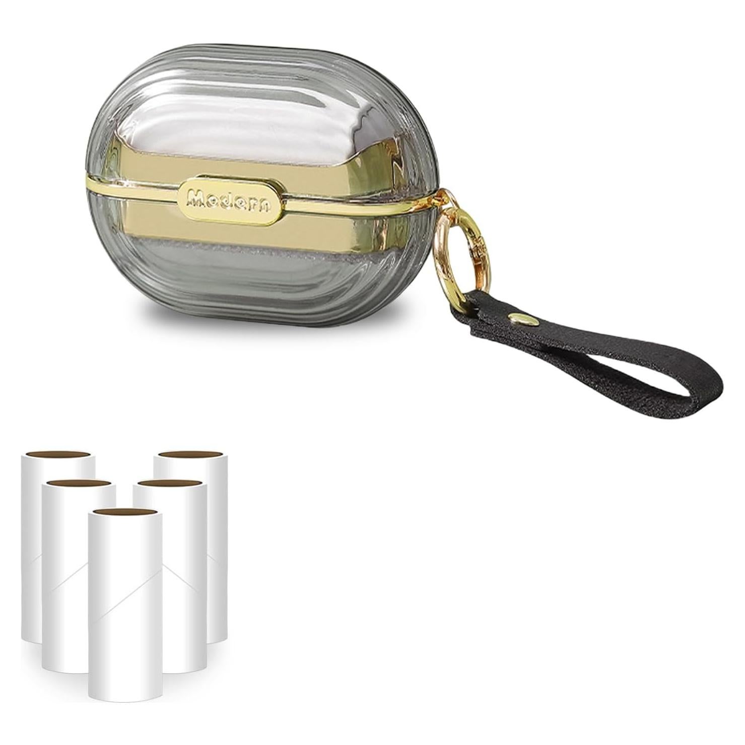 Rodillo de Pelusa Portátil INCAUCA Gris con 5 Recargas