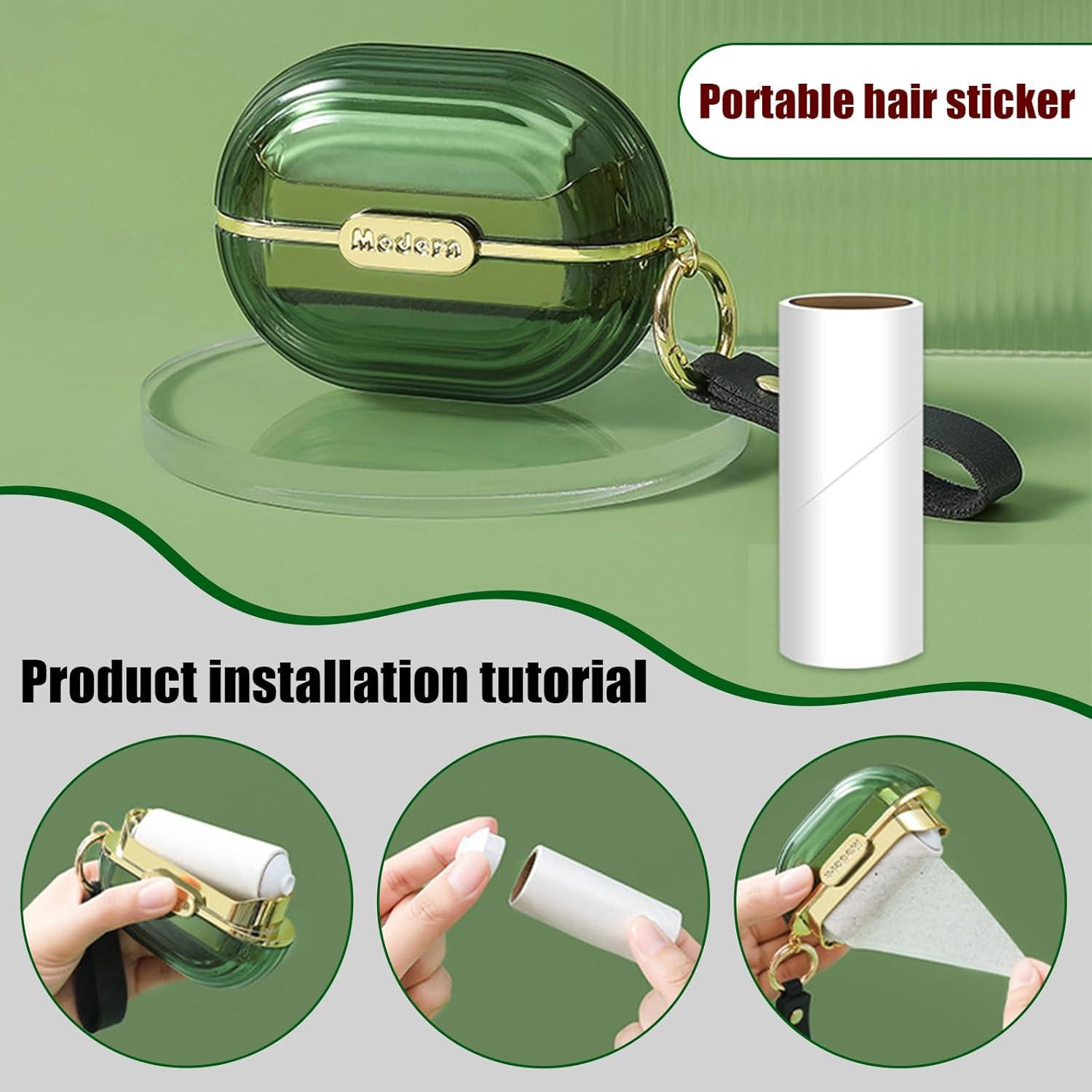 Rodillo de Pelusa Portátil INCAUCA Gris con 5 Recargas