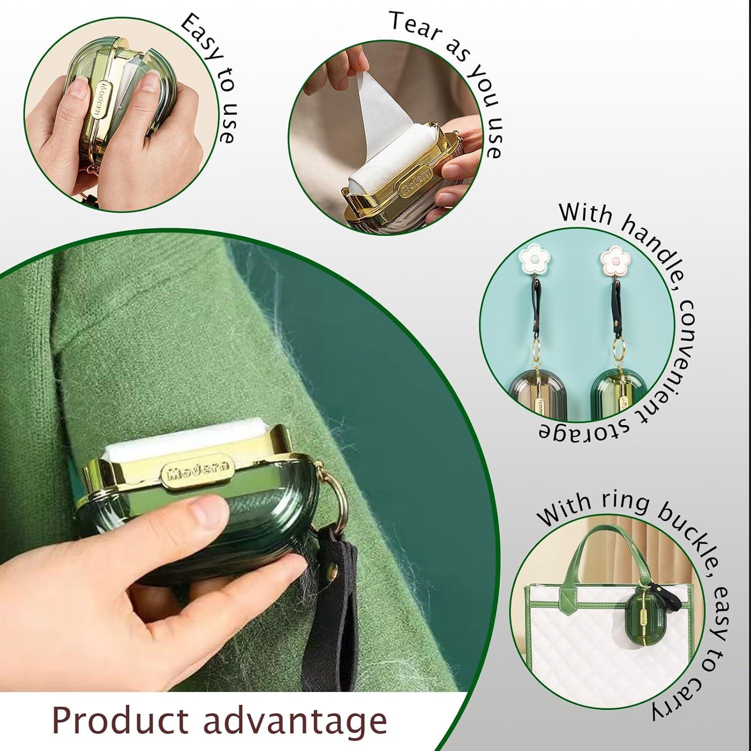 Rodillo de Pelusa Portátil INCAUCA Gris con 5 Recargas