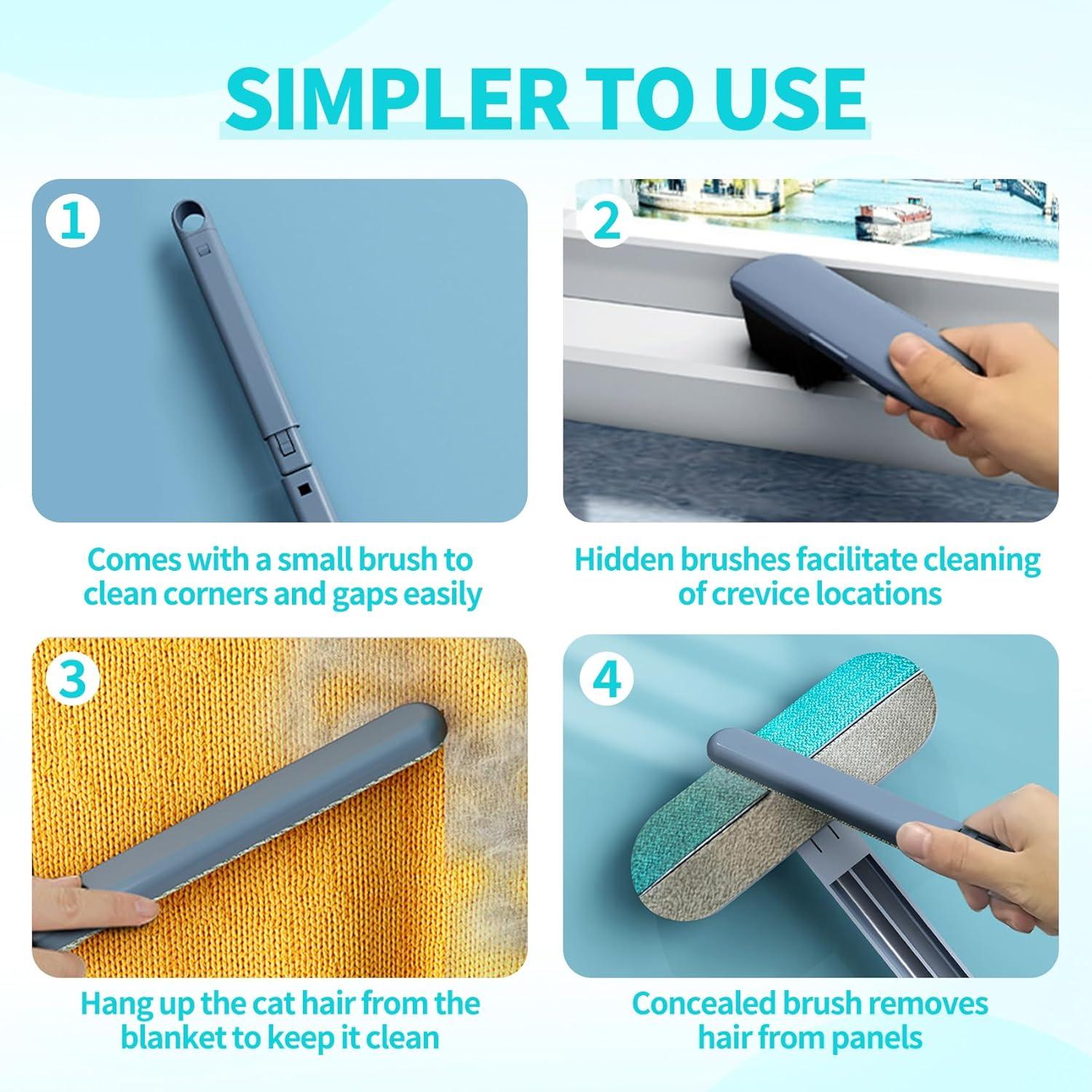 Cepillo Quitapelos Zyluria 4 en 1 Ajustable 43.9 cm