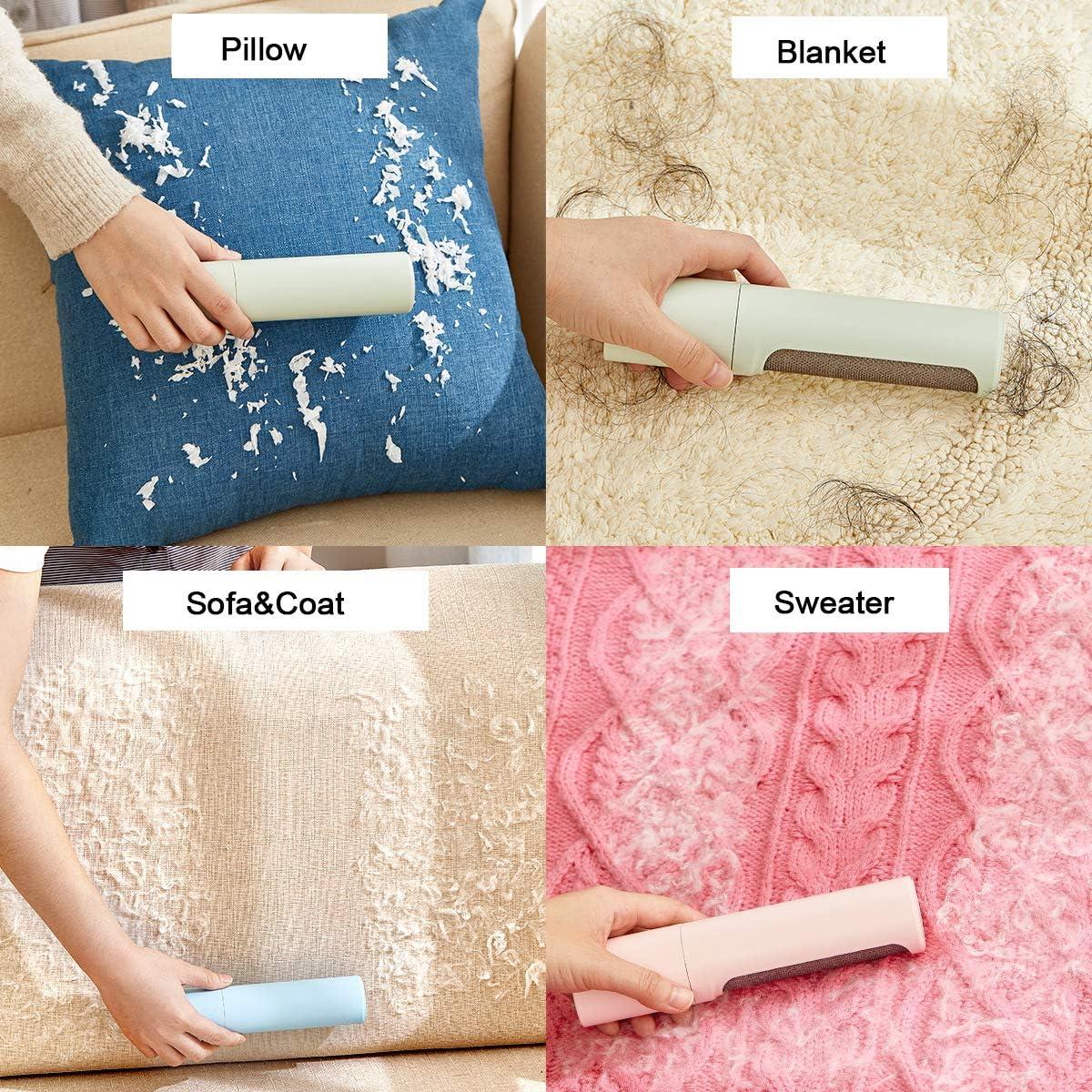 Cepillo Removedor de Pelo de Mascotas Lionic Rosa Reutilizable