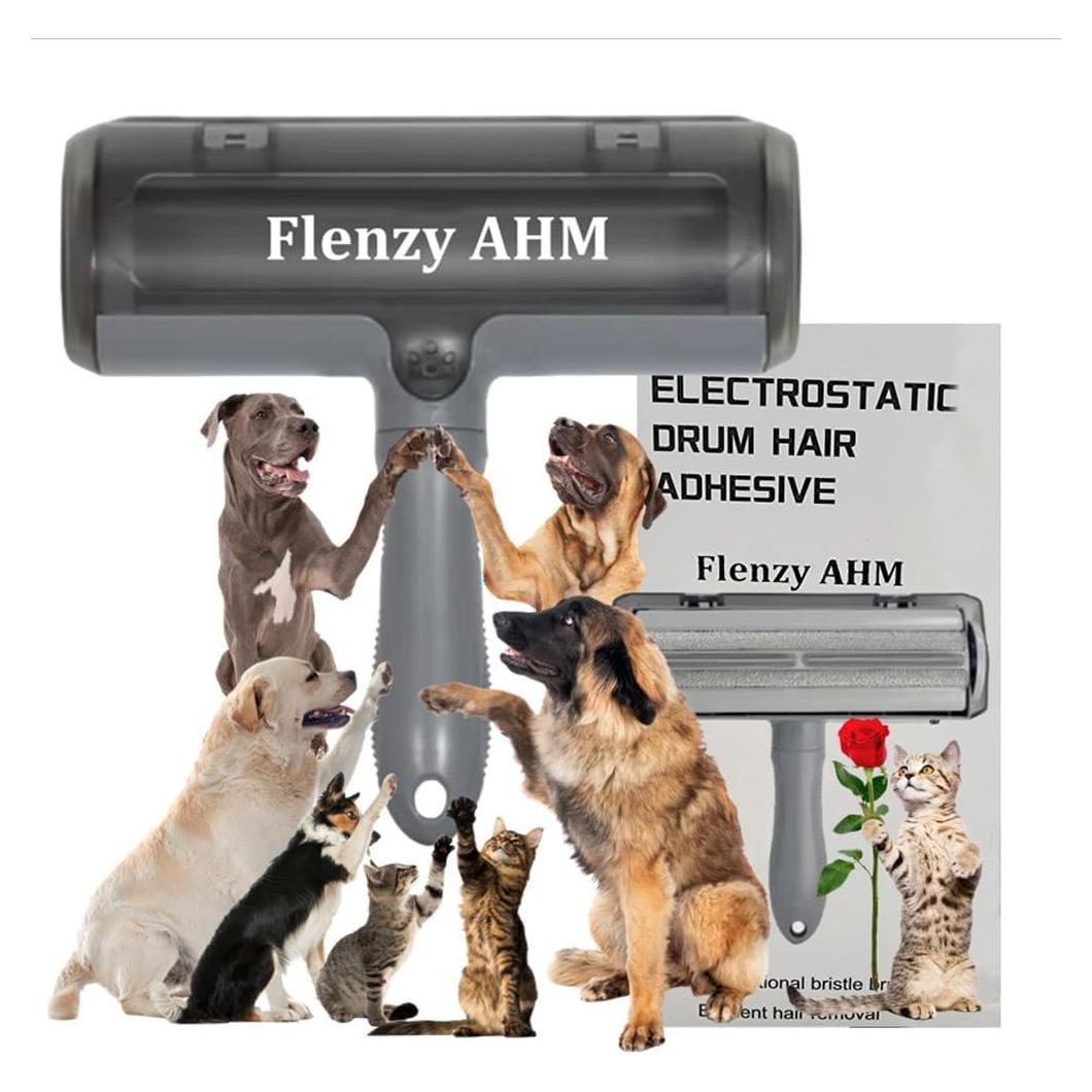 Quitapelos para Mascotas Flenzy PHR001 Gris Reutilizable