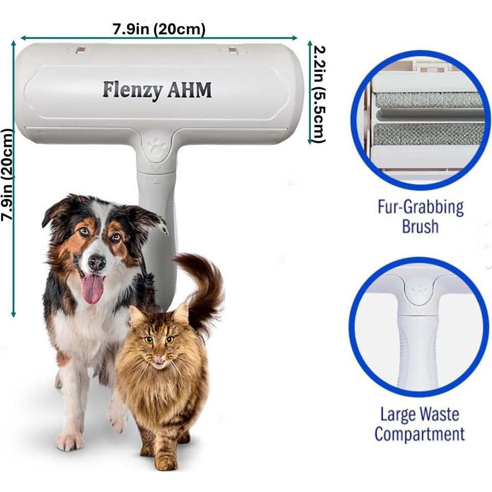 Quitapelos para Mascotas Flenzy PHR001 Gris Reutilizable