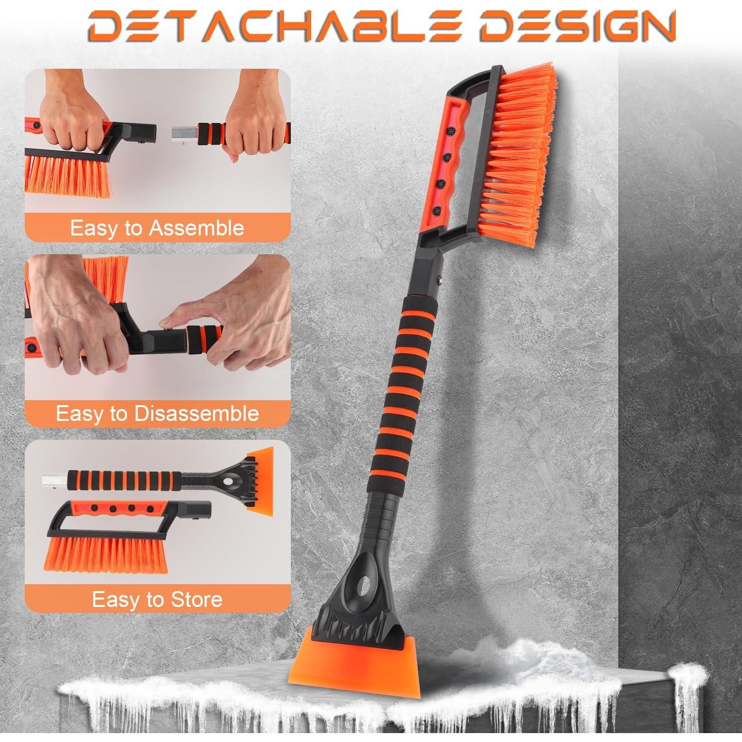 Raspador de Hielo SINGARO 2 en 1 para Parabrisas de Coche