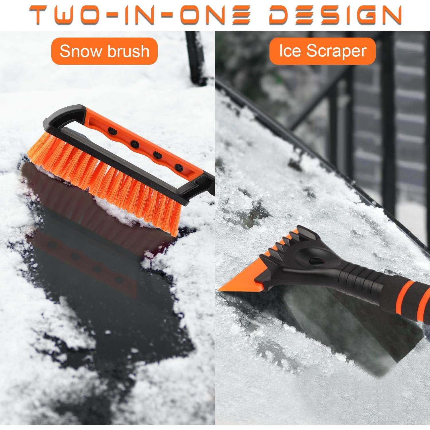 Raspador de Hielo SINGARO 2 en 1 para Parabrisas de Coche