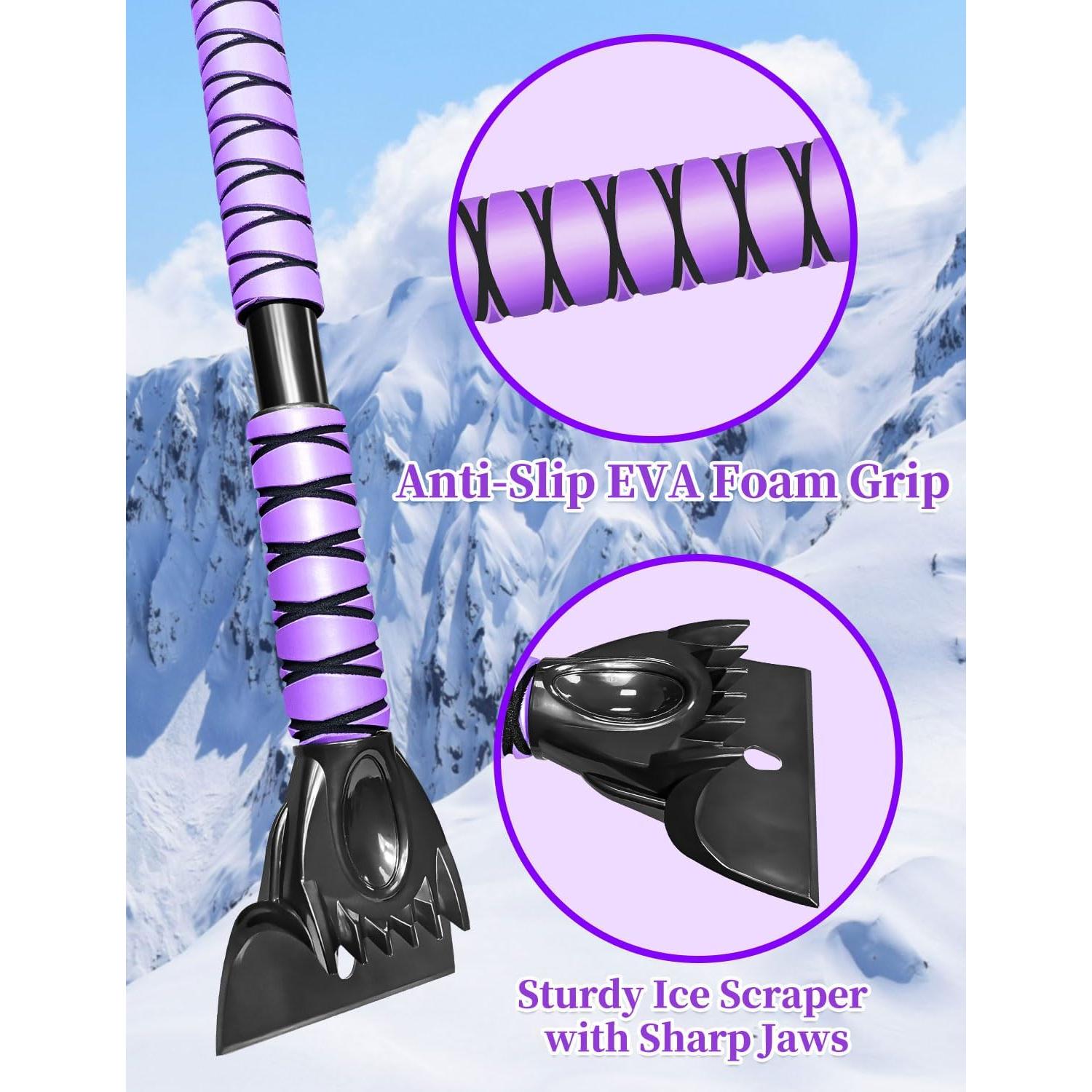 Cepillo de Nieve HEEYA 111.8 cm con Raspador de Hielo