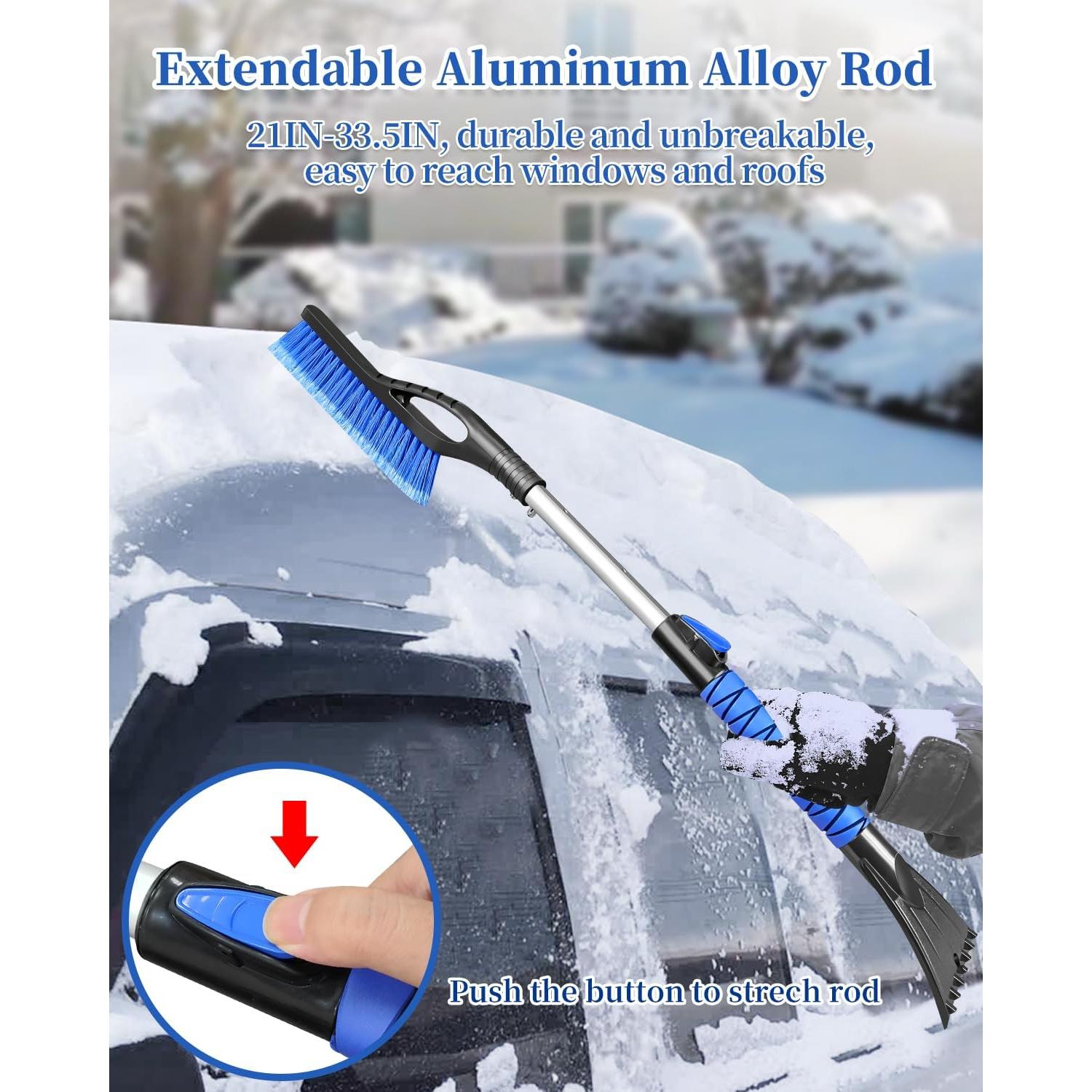 Cepillo de Nieve y Raspador de Hielo Auccutro 84 cm