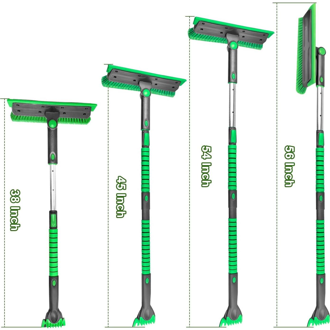 Cepillo de Nieve SEAAES 142 cm Extensible para SUV y Camiones