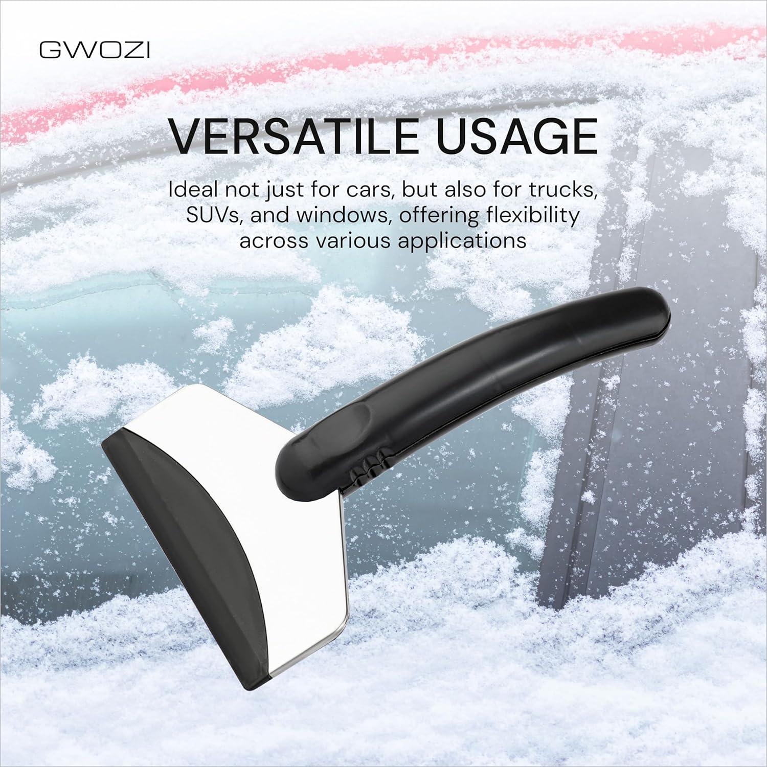 Raspador de Hielo GWOZI GW161 - Acero Inoxidable 2 Pcs