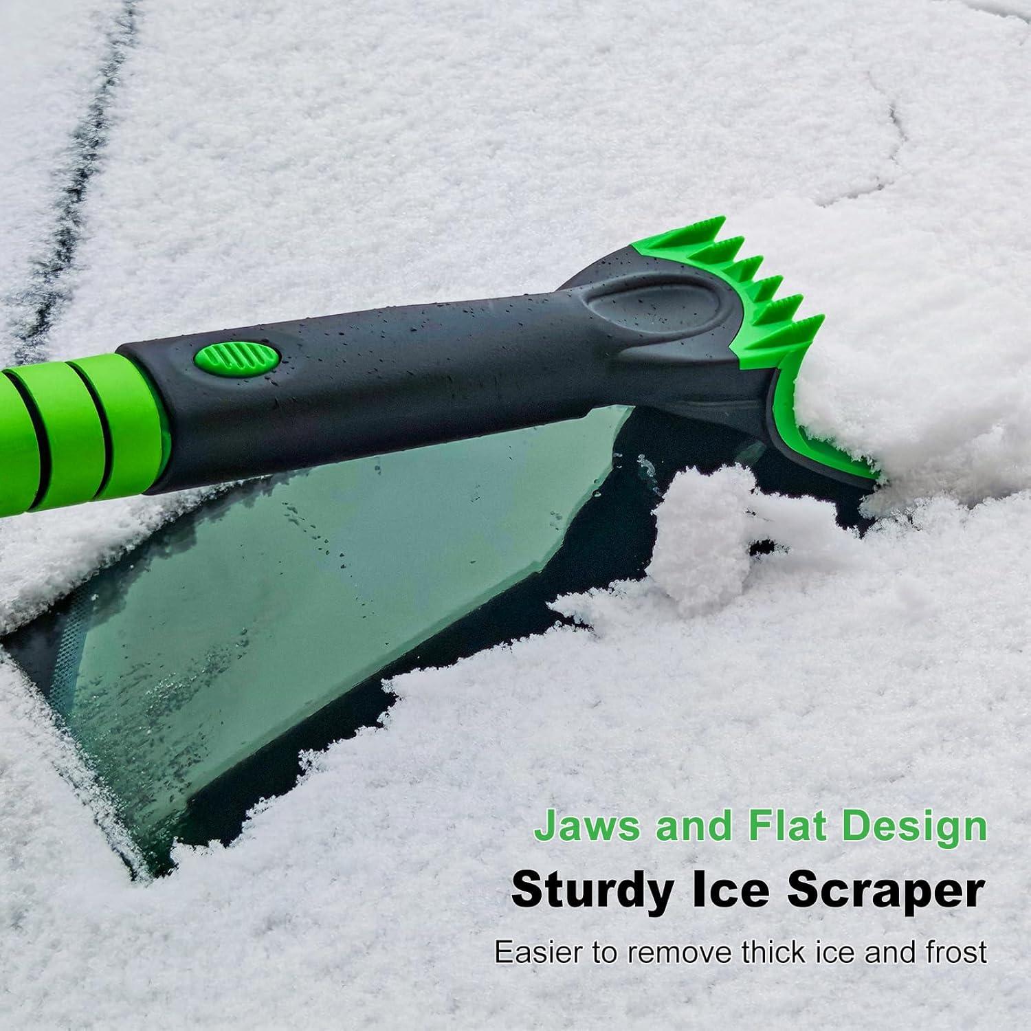 Raspador de Hielo y Cepillo de Nieve SEAAES 140 cm Extensible