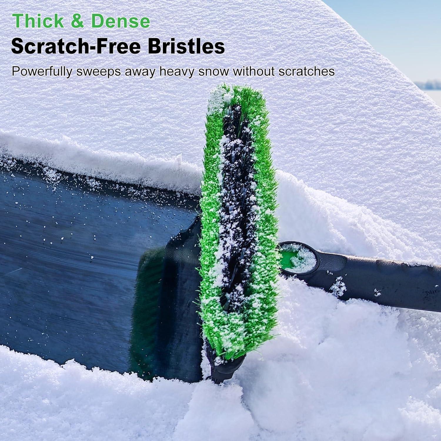 Raspador de Hielo y Cepillo de Nieve SEAAES 140 cm Extensible