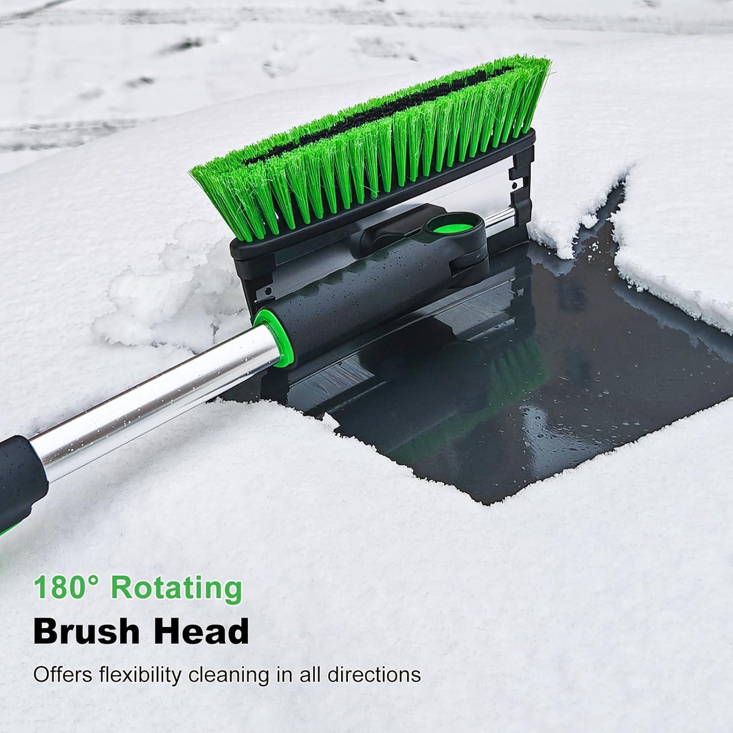 Raspador de Hielo y Cepillo de Nieve SEAAES 140 cm Extensible