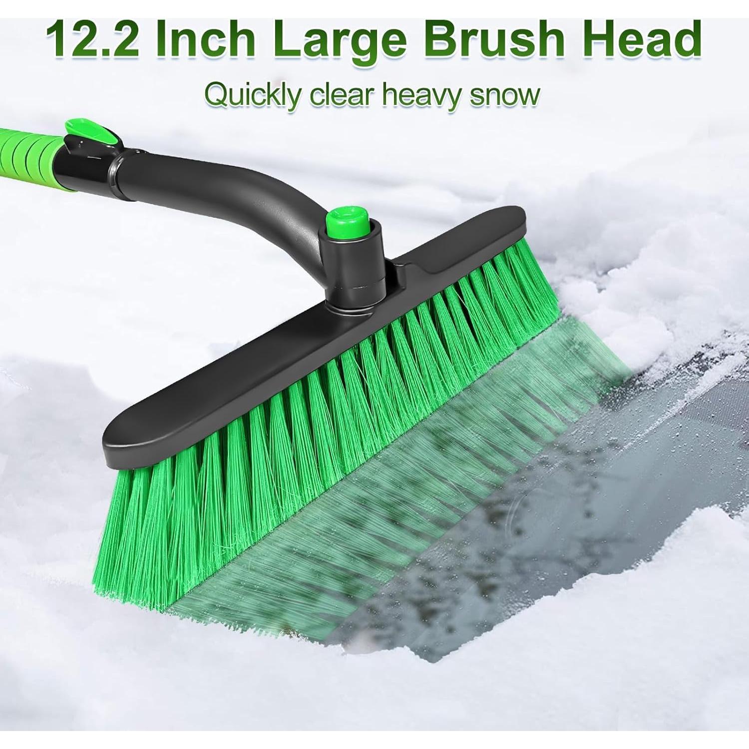 Raspador de Hielo y Cepillo de Nieve SEAAES 112 cm Verde