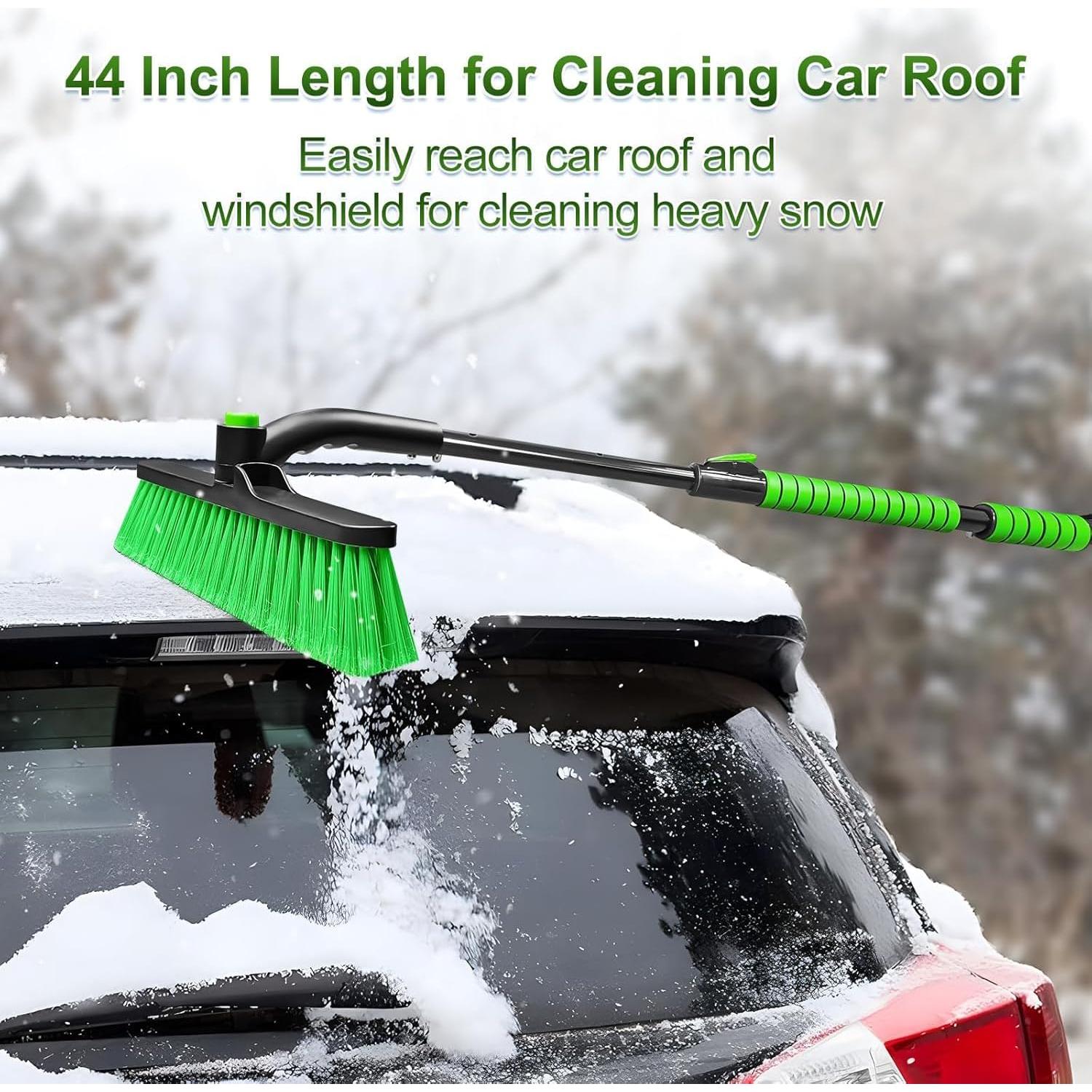 Raspador de Hielo y Cepillo de Nieve SEAAES 112 cm Verde