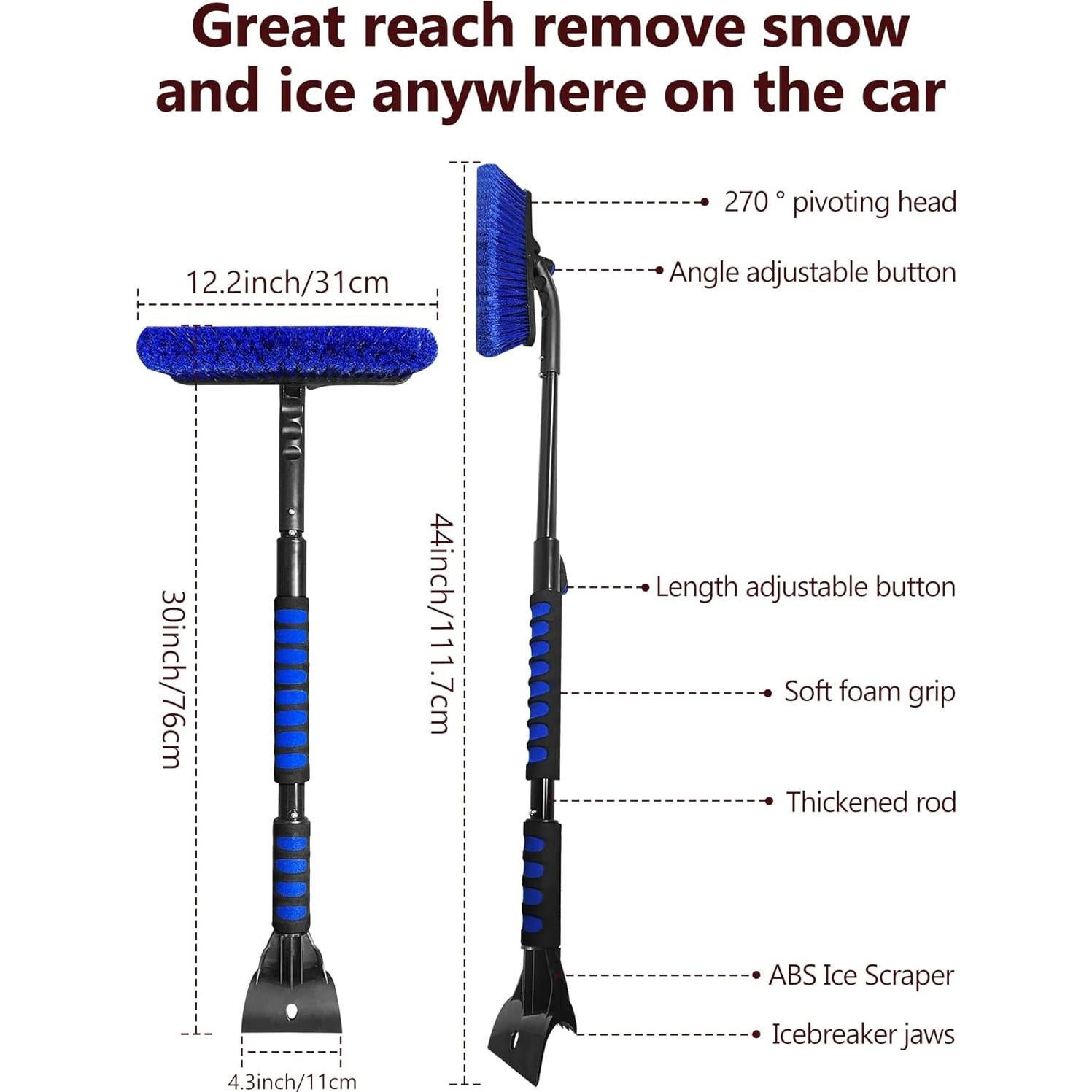 Cepillo de Nieve y Raspador de Hielo Auccutro 111.8 cm