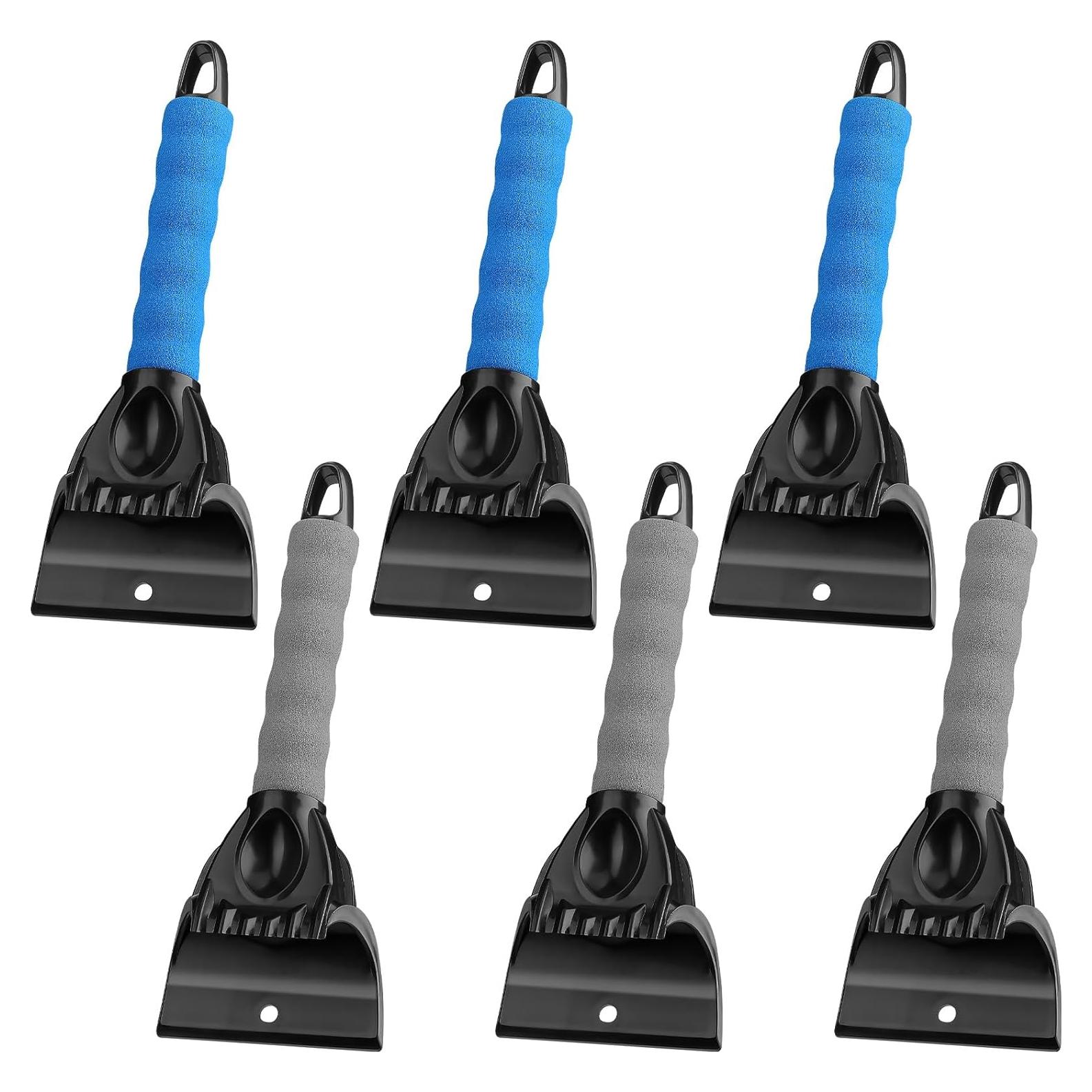 6 Raspadores de Hielo para Parabrisas Leriton - Mango Espuma