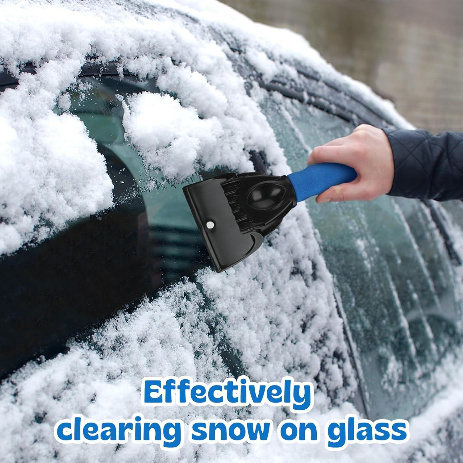 6 Raspadores de Hielo para Parabrisas Leriton - Mango Espuma