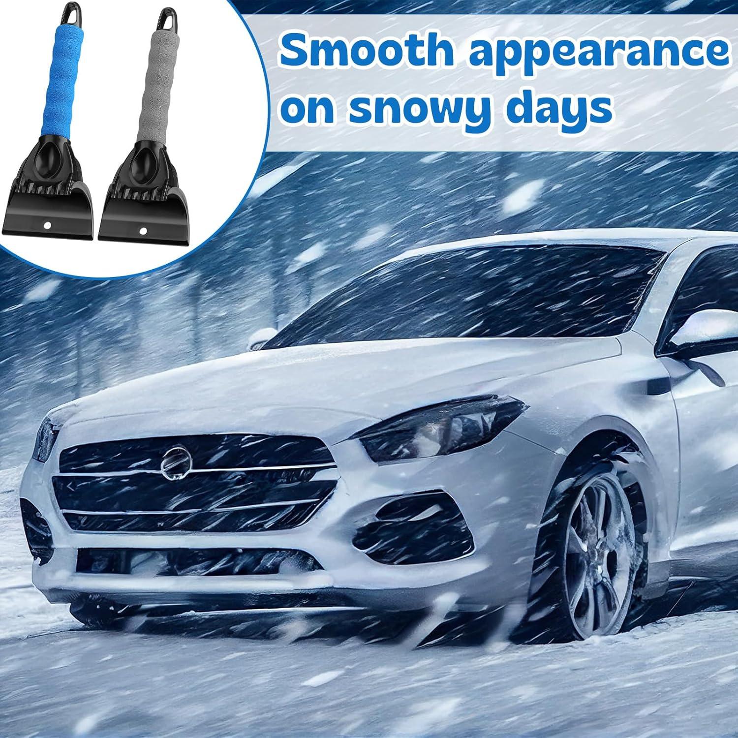 6 Raspadores de Hielo para Parabrisas Leriton - Mango Espuma