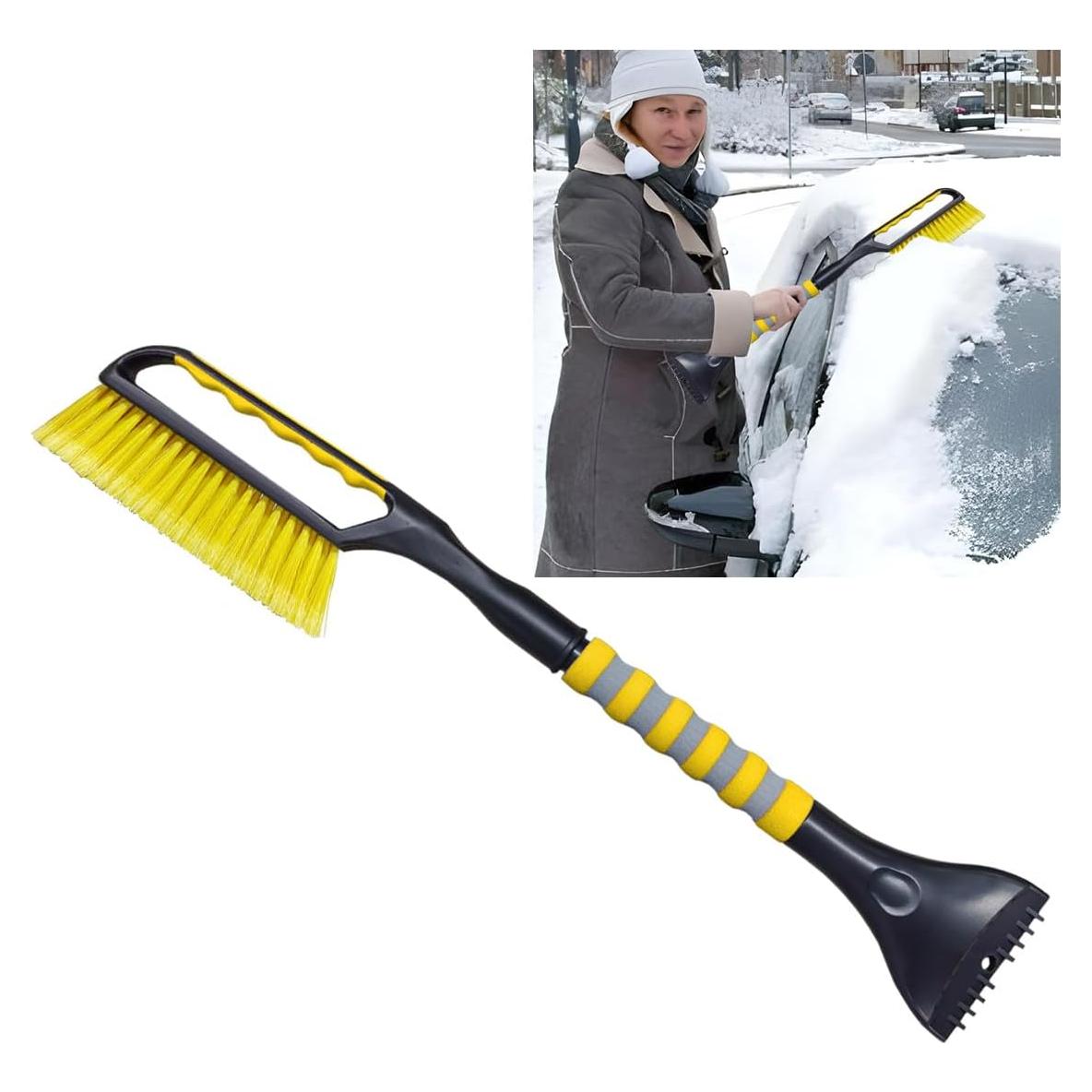 Raspador de Hielo y Cepillo de Nieve LHDOS 67.1 cm Amarillo