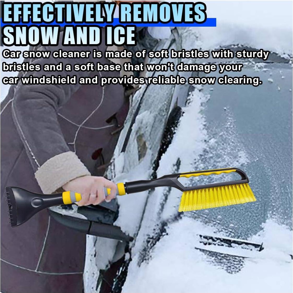 Raspador de Hielo y Cepillo de Nieve LHDOS 67.1 cm Amarillo