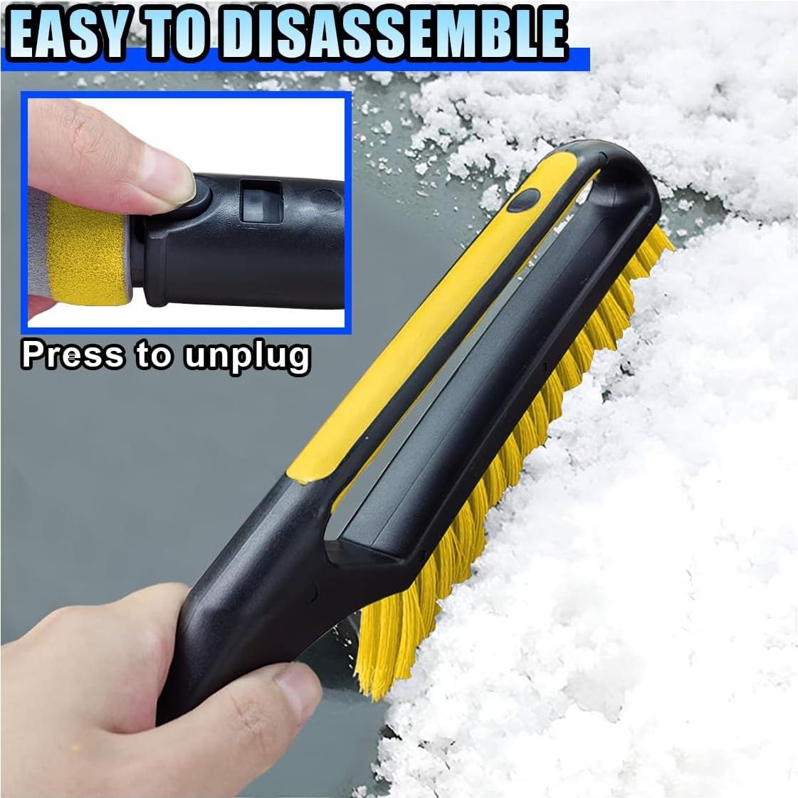 Raspador de Hielo y Cepillo de Nieve LHDOS 67.1 cm Amarillo