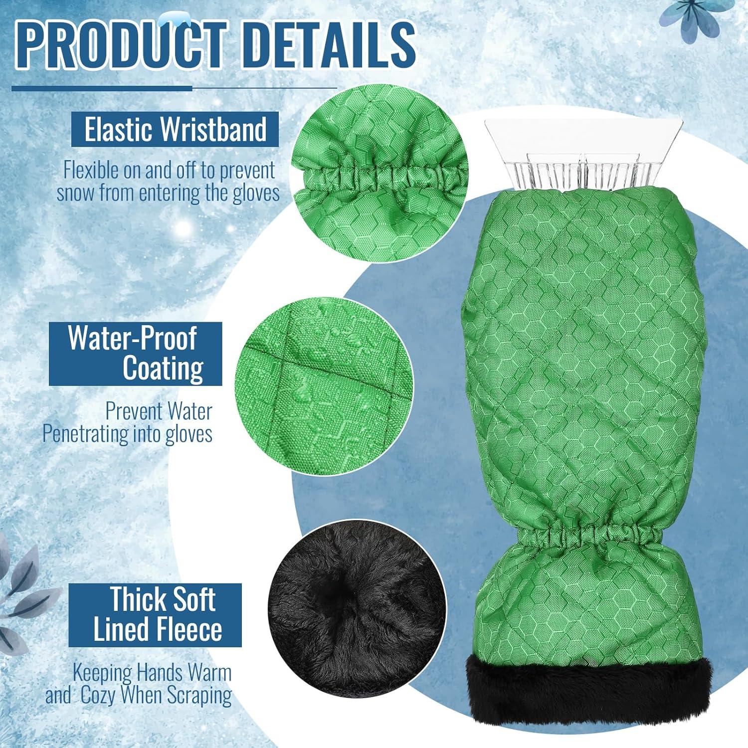 Raspador de Hielo con Guante WILLBOND - Remoción Rápida de Nieve