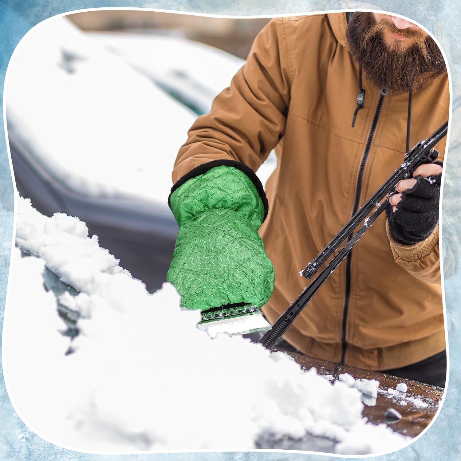 Raspador de Hielo con Guante WILLBOND - Remoción Rápida de Nieve