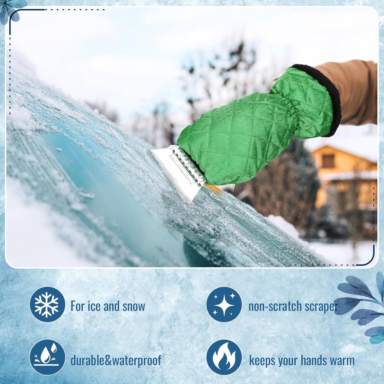 Raspador de Hielo con Guante WILLBOND - Remoción Rápida de Nieve